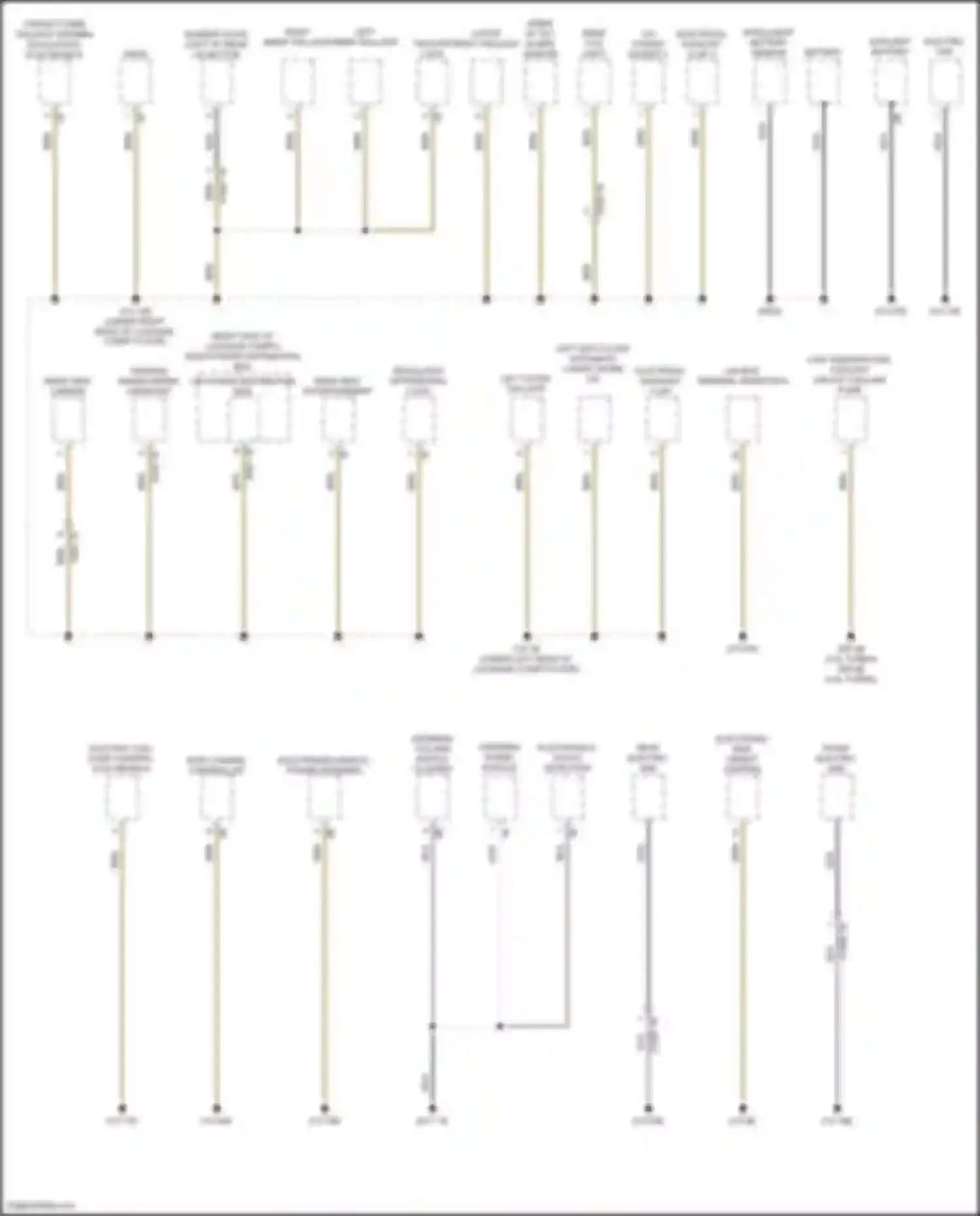 X6 M BMW F96 (2019-2023): Ground distribution circuit (1 of 7)