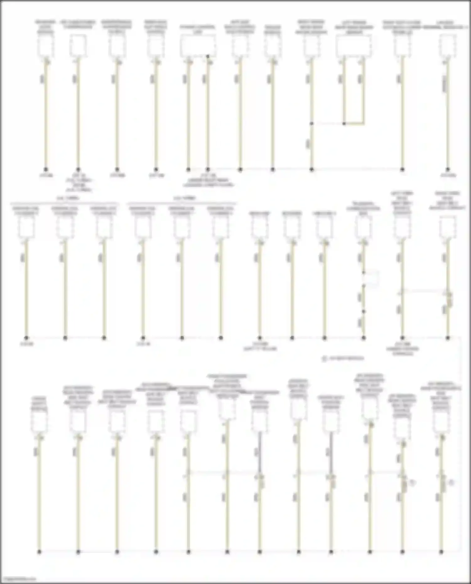 X6 M BMW F96 (2019-2023): Ground distribution circuit (2 of 7)