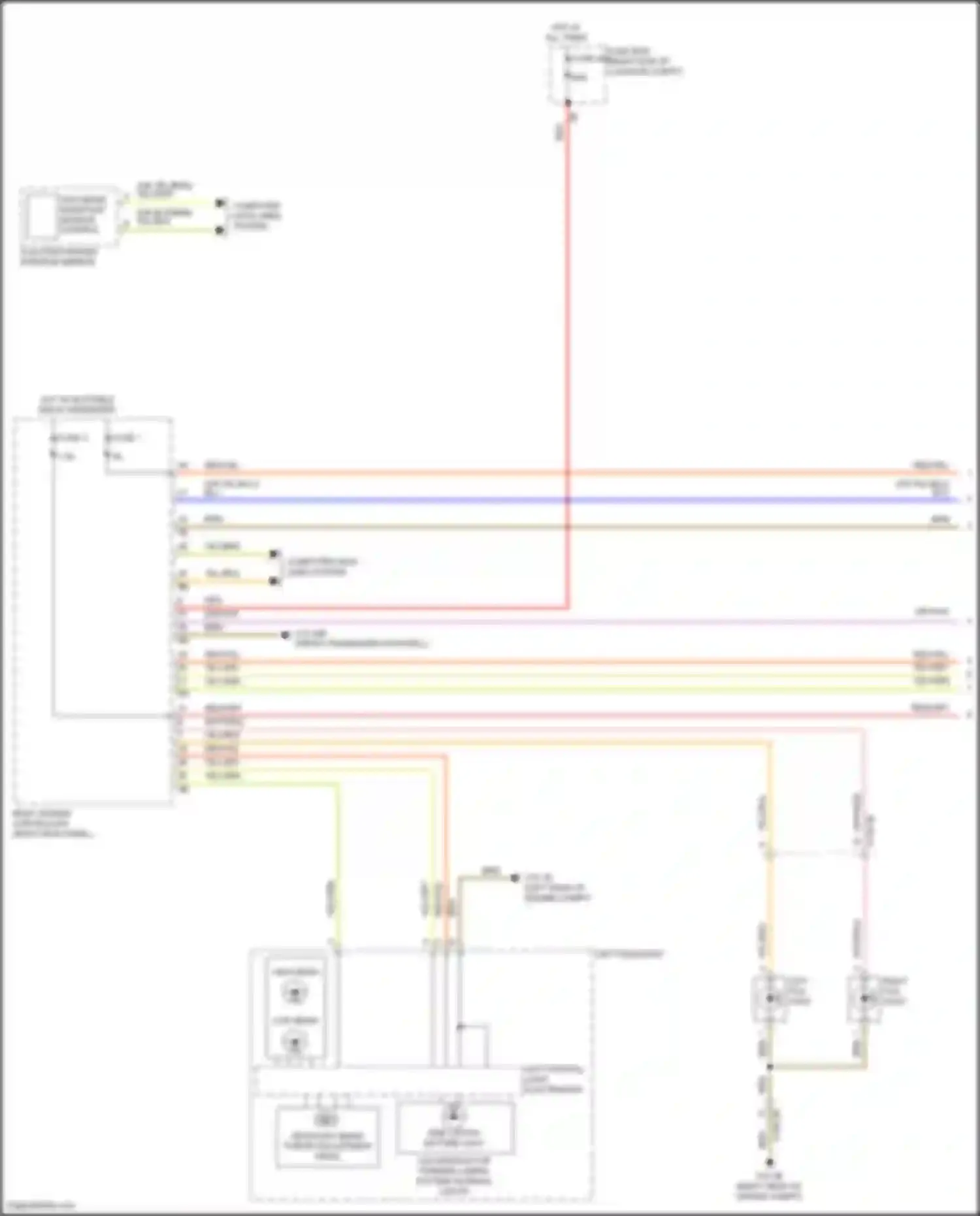 X6 M BMW F96 (2019-2023): Headlights circuit (1 of 2)