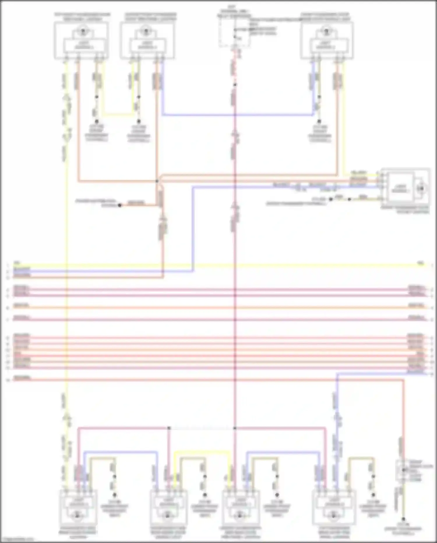 X6 M BMW F96 (2019-2023): Courtesy lamps circuit (4 of 6)