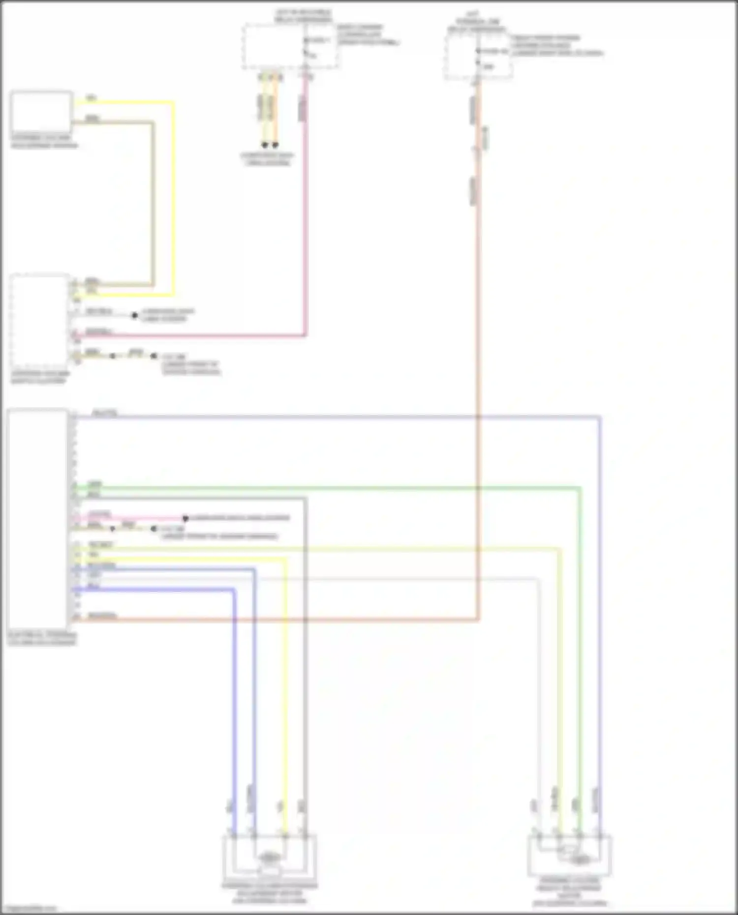 X6 M BMW F96 (2019-2023): Steering column memory circuit
