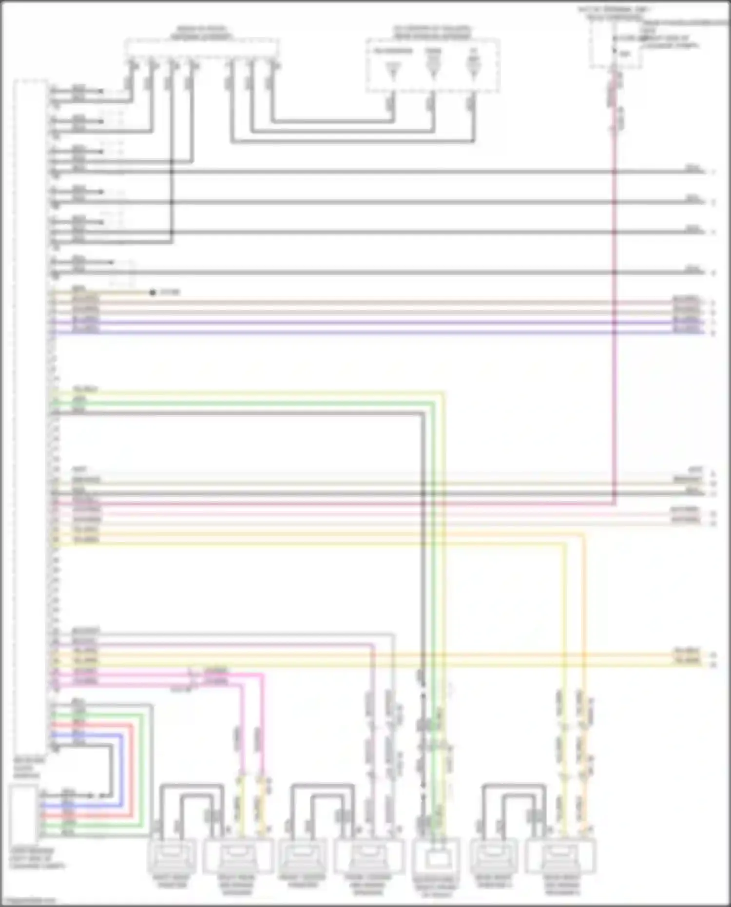 X6 M BMW F96 (2019-2023): Navigation circuit, mid level w/ receiver audio module (1 of 5)