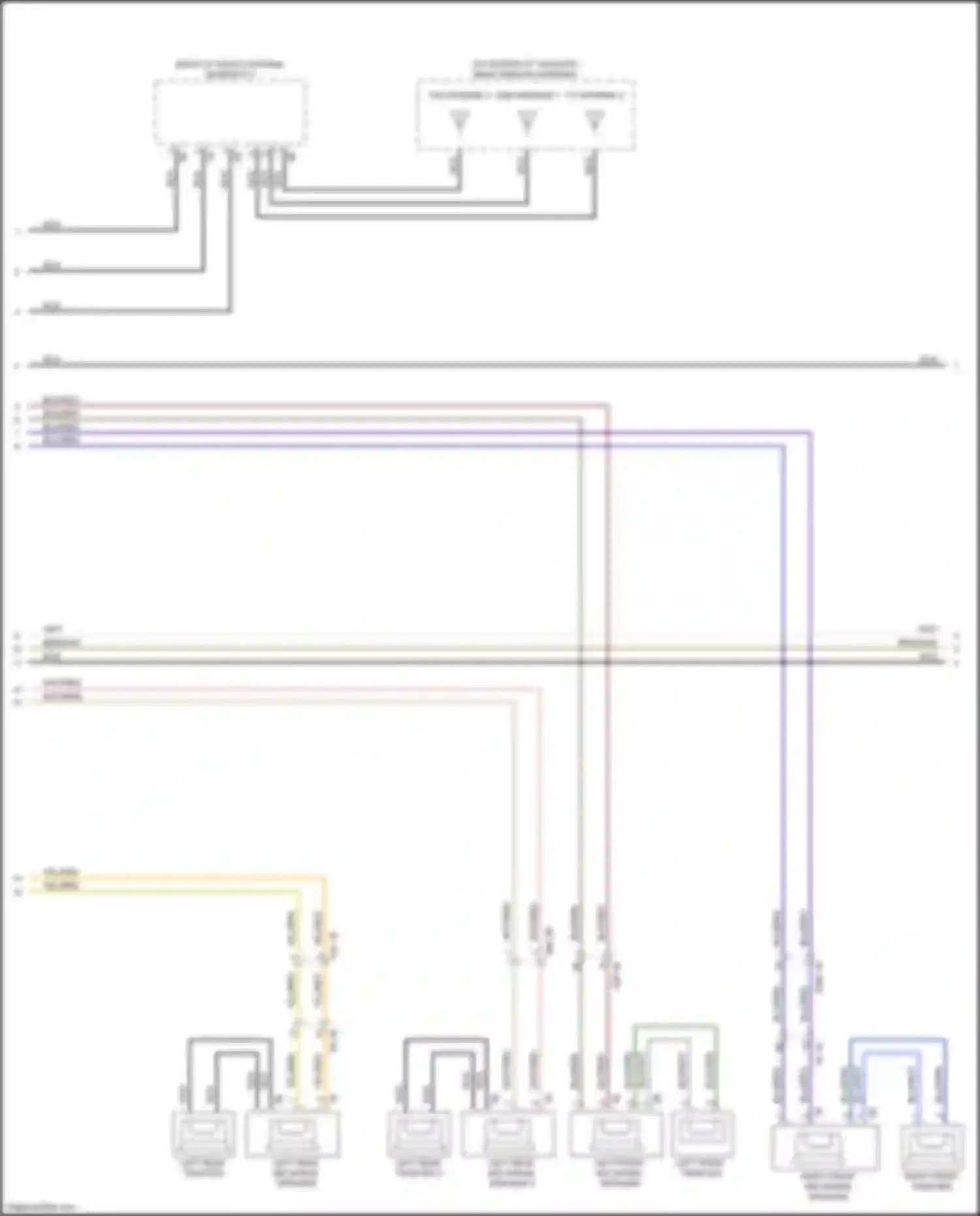 X6 M BMW F96 (2019-2023): Navigation circuit, mid level w/ receiver audio module (2 of 5)