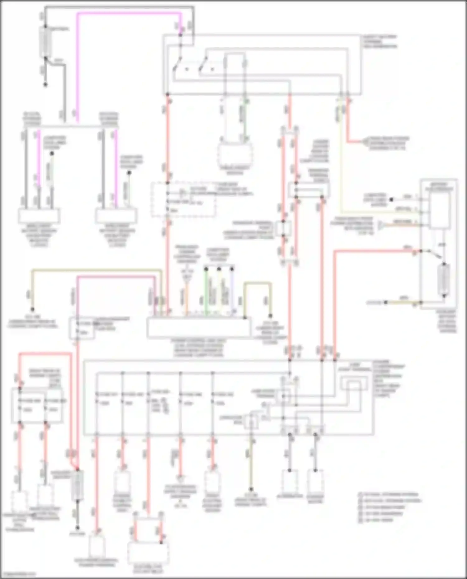 X6 M BMW F96 (2019-2023): Power distribution circuit (1 of 10)