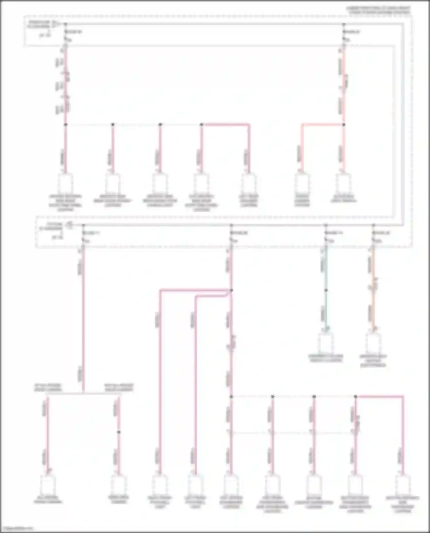 X6 M BMW F96 (2019-2023): Power distribution circuit (4 of 10)