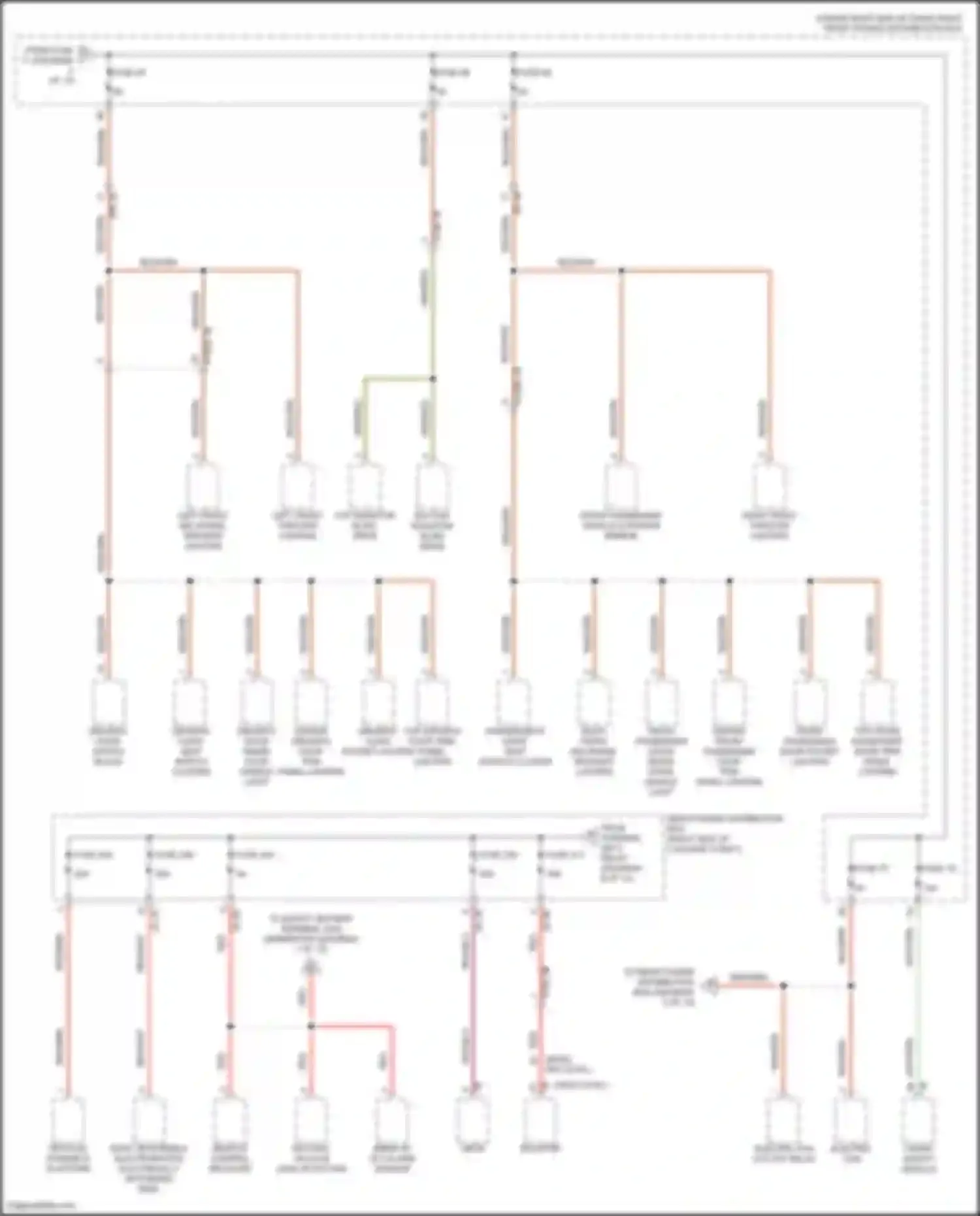 X6 M BMW F96 (2019-2023): Power distribution circuit (5 of 10)