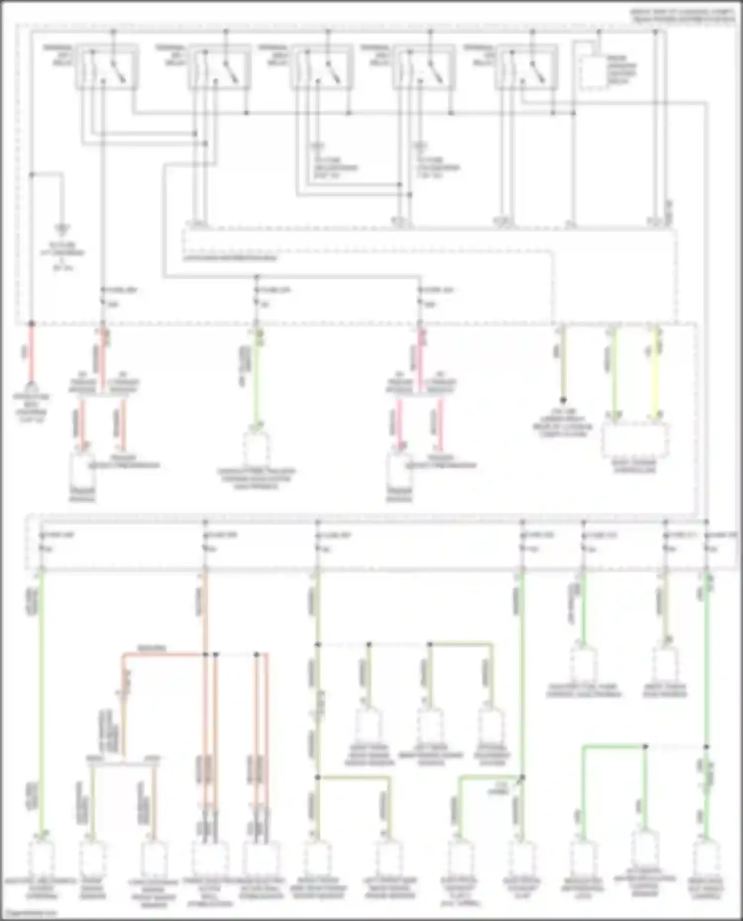 X6 M BMW F96 (2019-2023): Power distribution circuit (6 of 10)