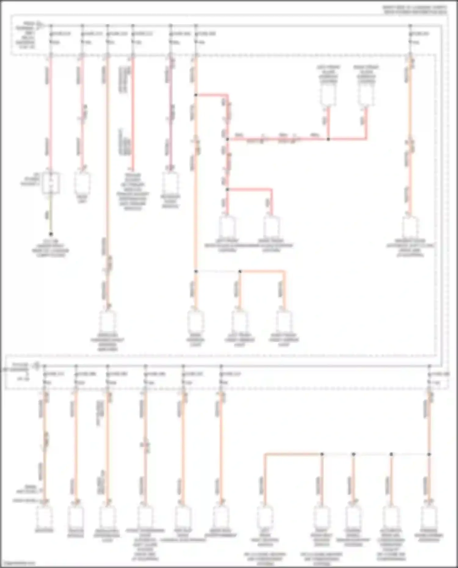 X6 M BMW F96 (2019-2023): Power distribution circuit (7 of 10)