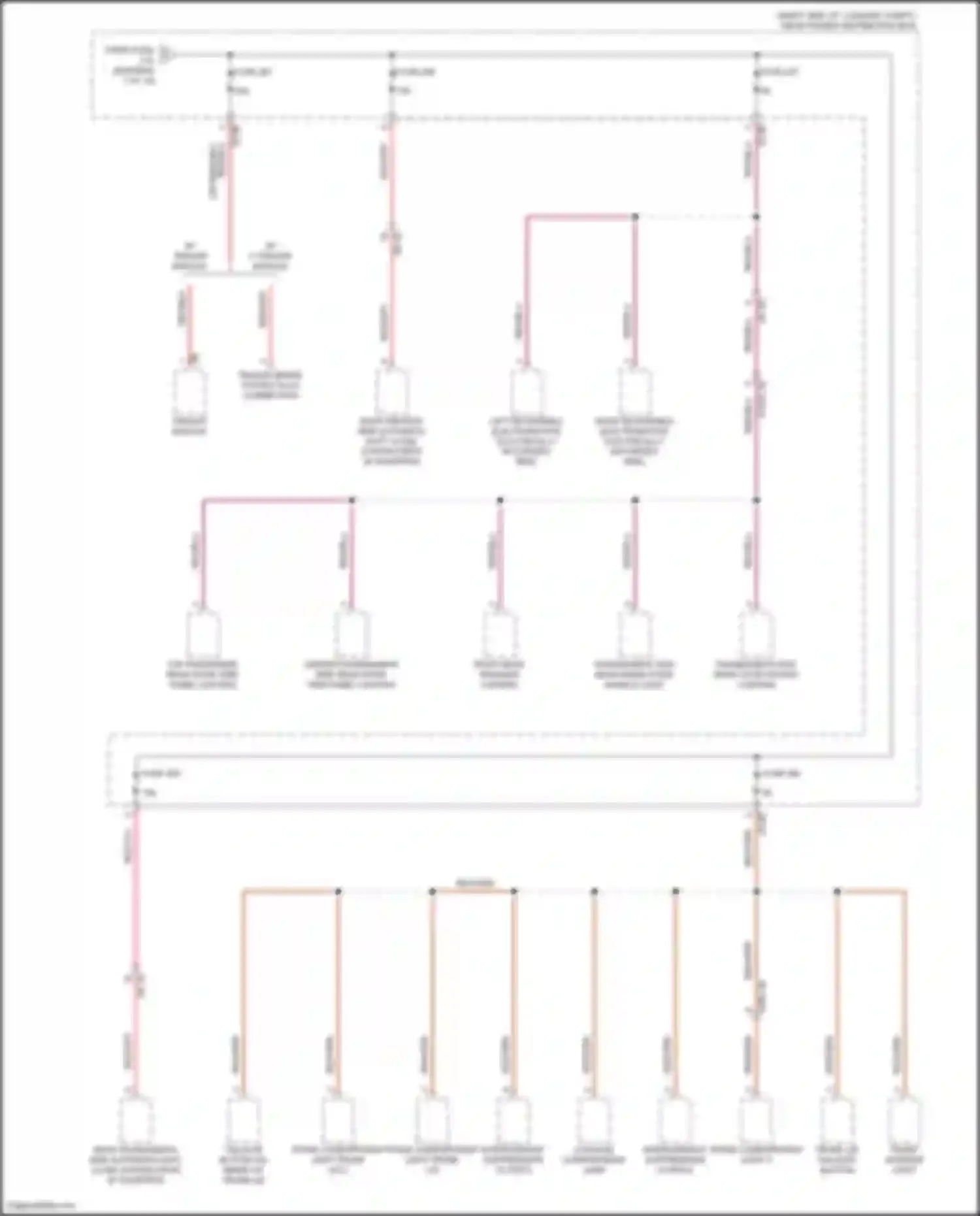 X6 M BMW F96 (2019-2023): Power distribution circuit (9 of 10)