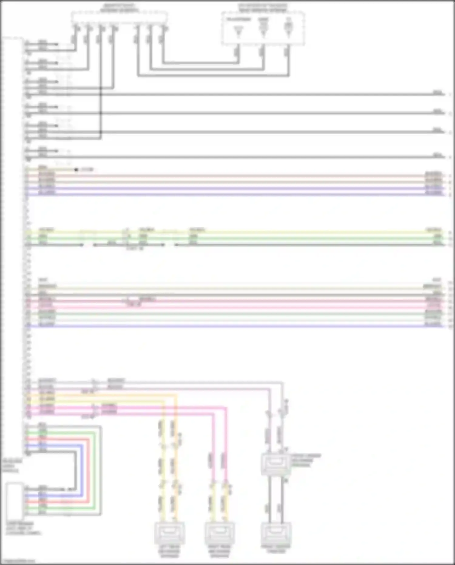 X6 M BMW F96 (2019-2023): Receiver audio module circuit, base (1 of 5)