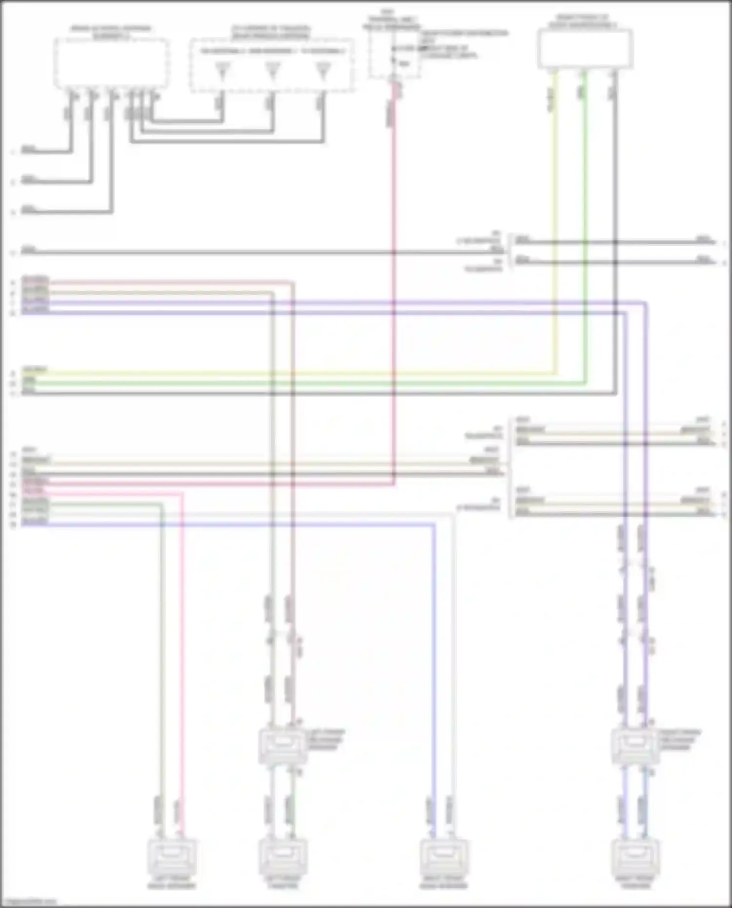 X6 M BMW F96 (2019-2023): Receiver audio module circuit, base (2 of 5)