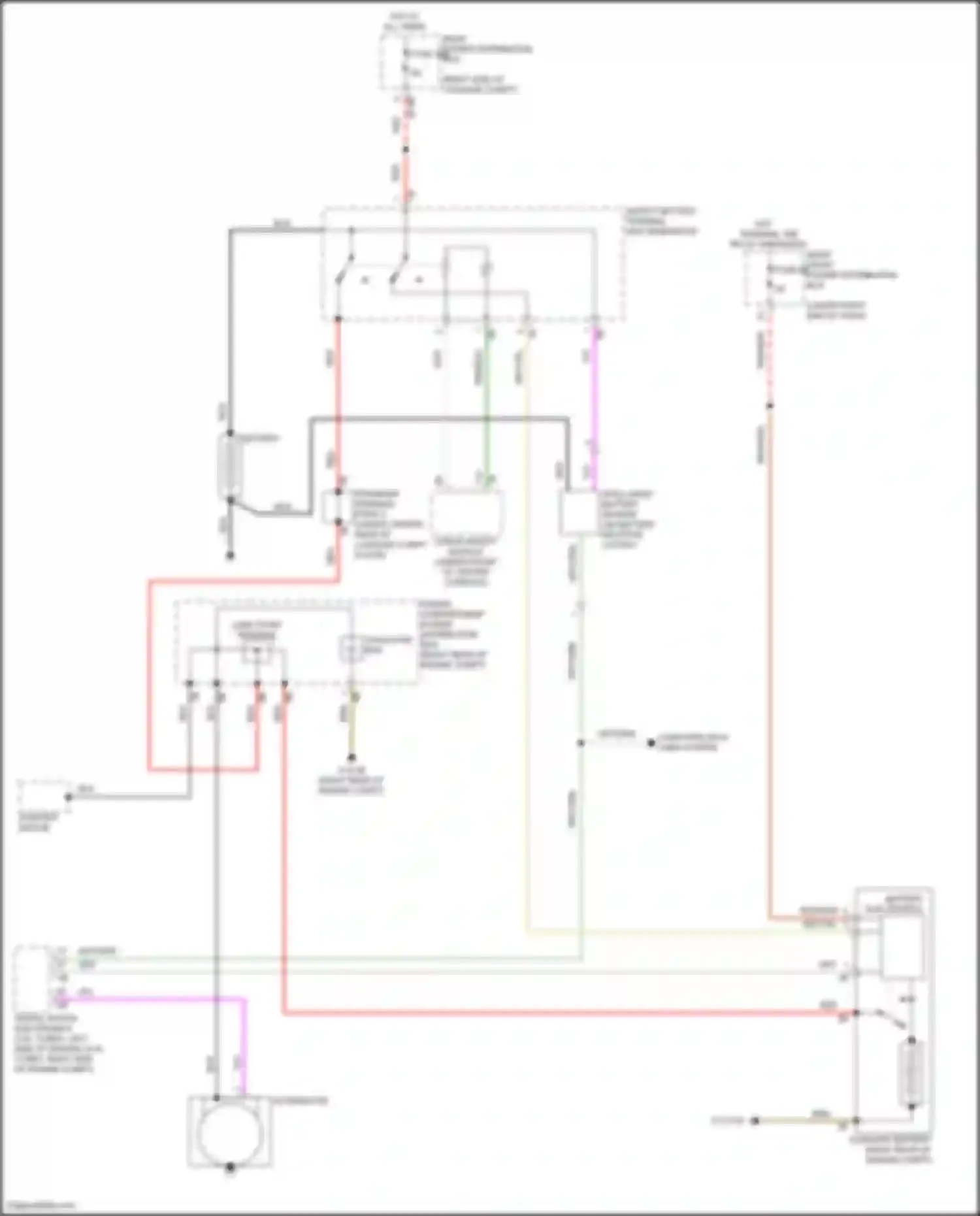 X6 M BMW F96 (2019-2023): Charging circuit, w/ dual storage system
