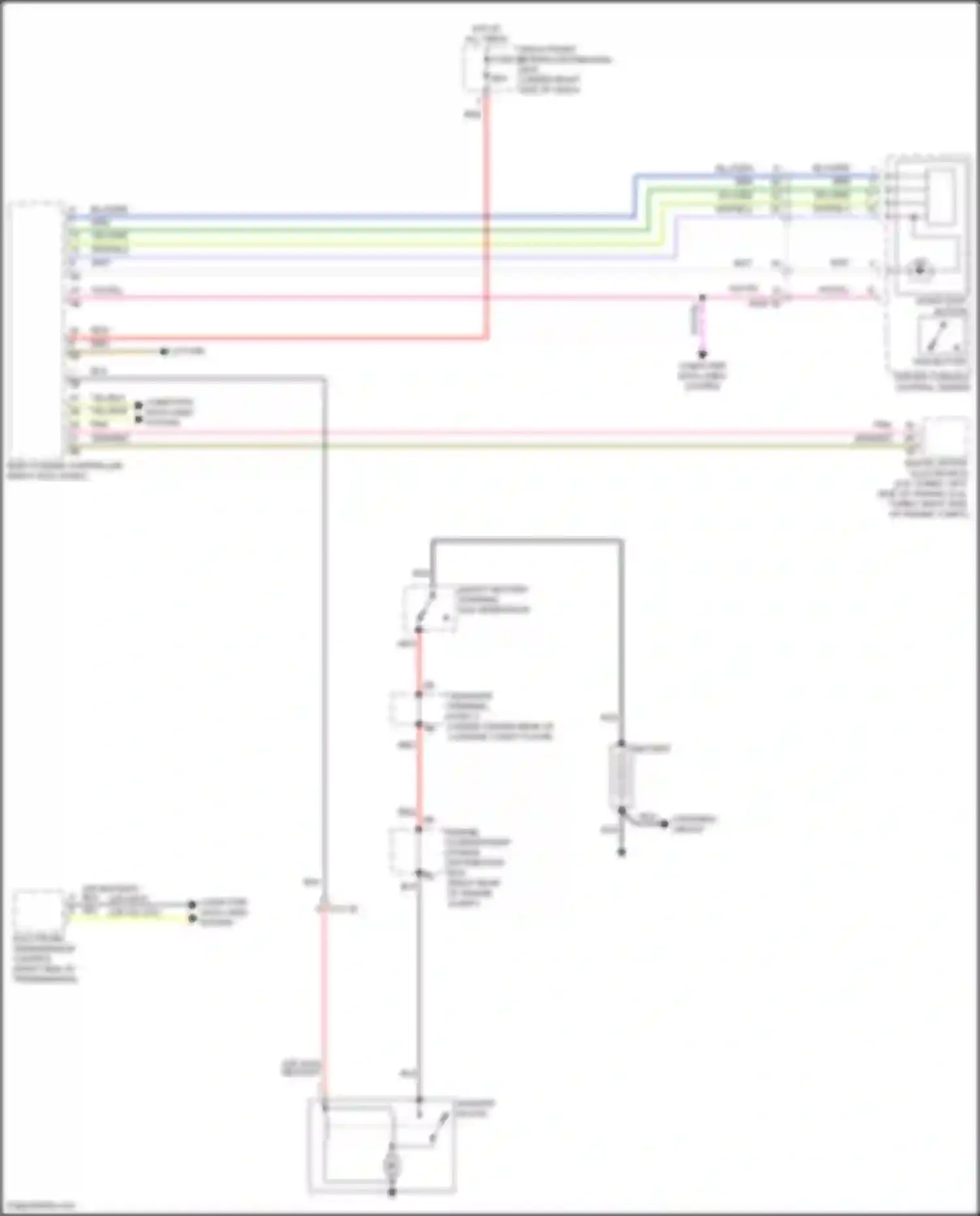 X6 M BMW F96 (2019-2023): Starting circuit