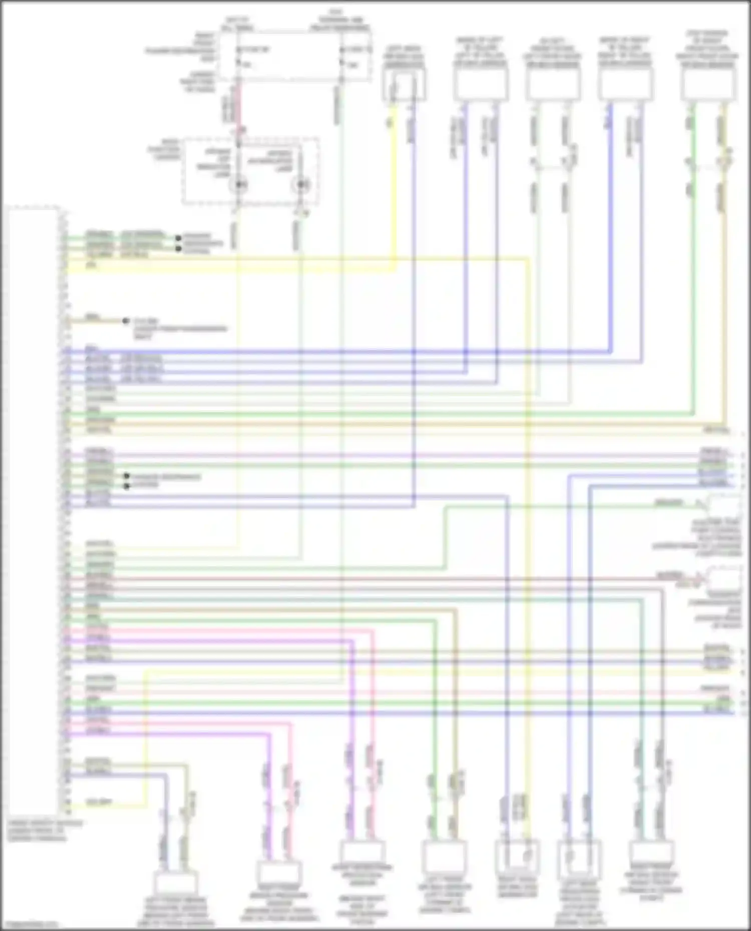 X6 M BMW F96 (2019-2023): Supplemental restraints circuit (1 of 4)
