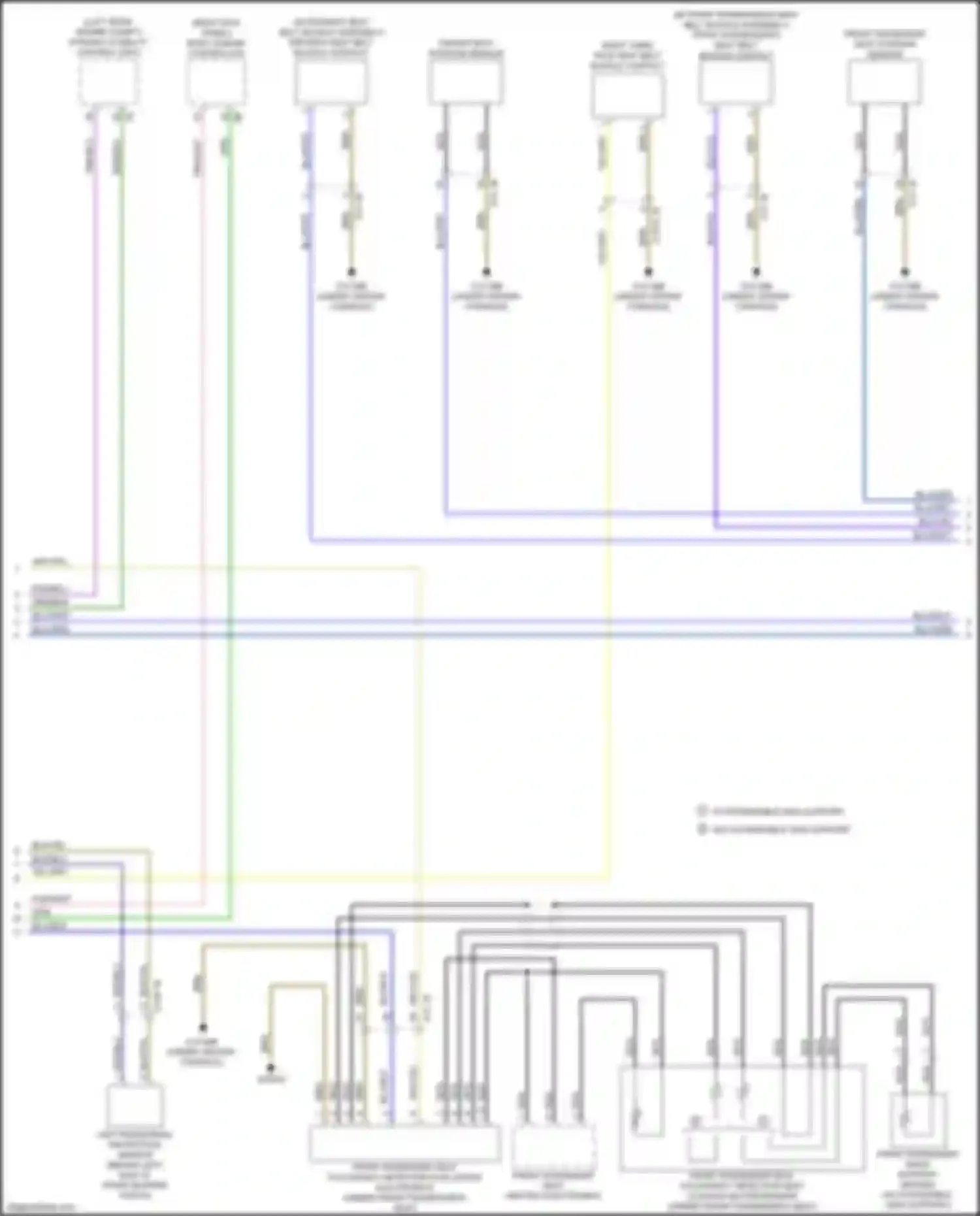 X6 M BMW F96 (2019-2023): Supplemental restraints circuit (2 of 4)