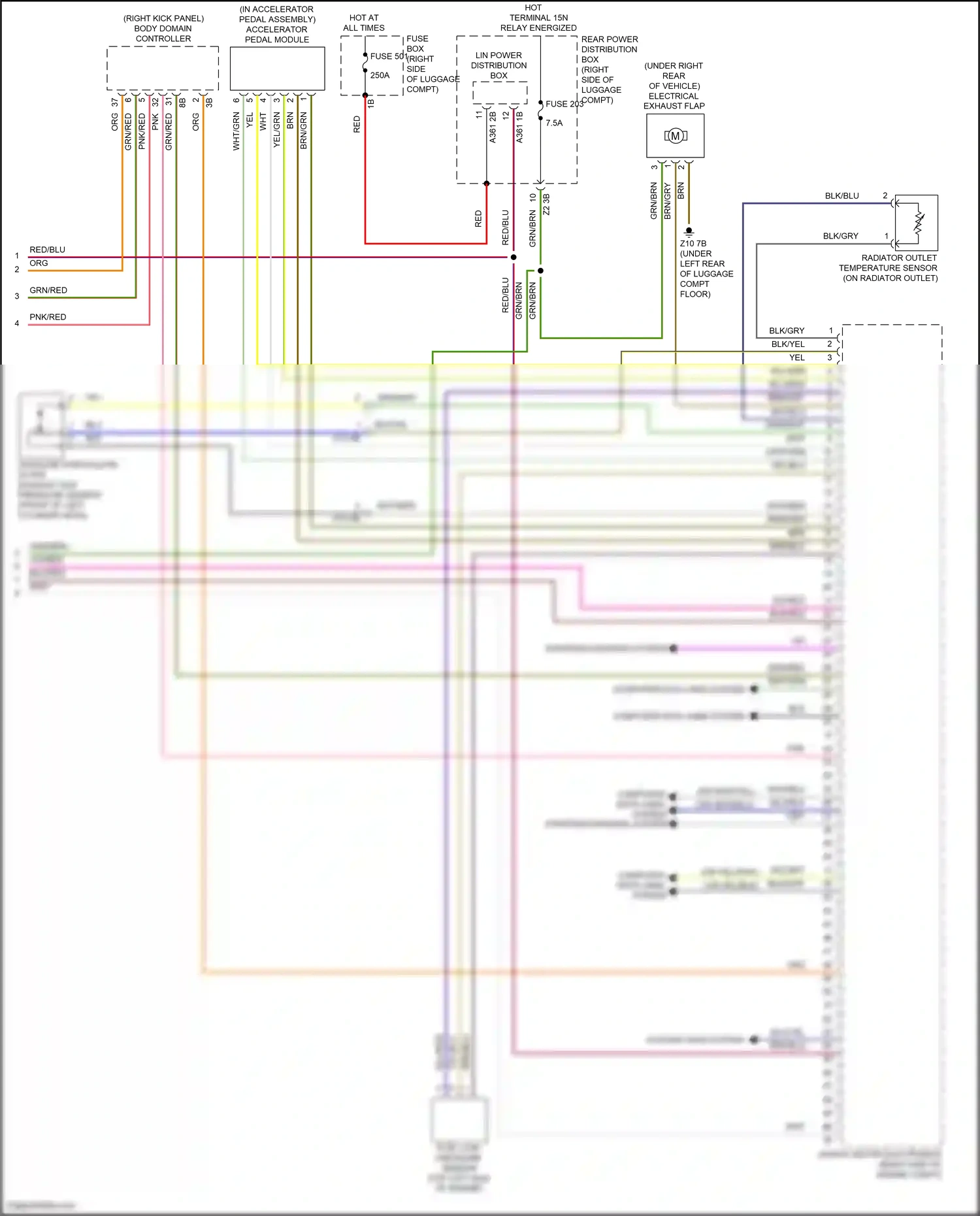 BMW X6 M F96 (2019-2023) blk wiring diagram  (71 of 78)