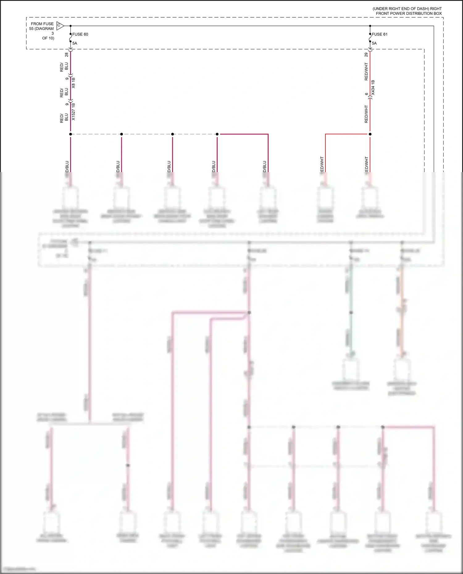 BMW X6 M F96 (2019-2023) blu wiring diagram  (15 of 70)