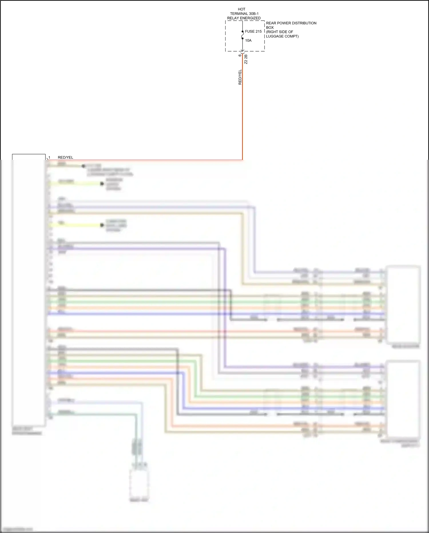 BMW X6 M F96 (2019-2023) blu wiring diagram  (5 of 70)