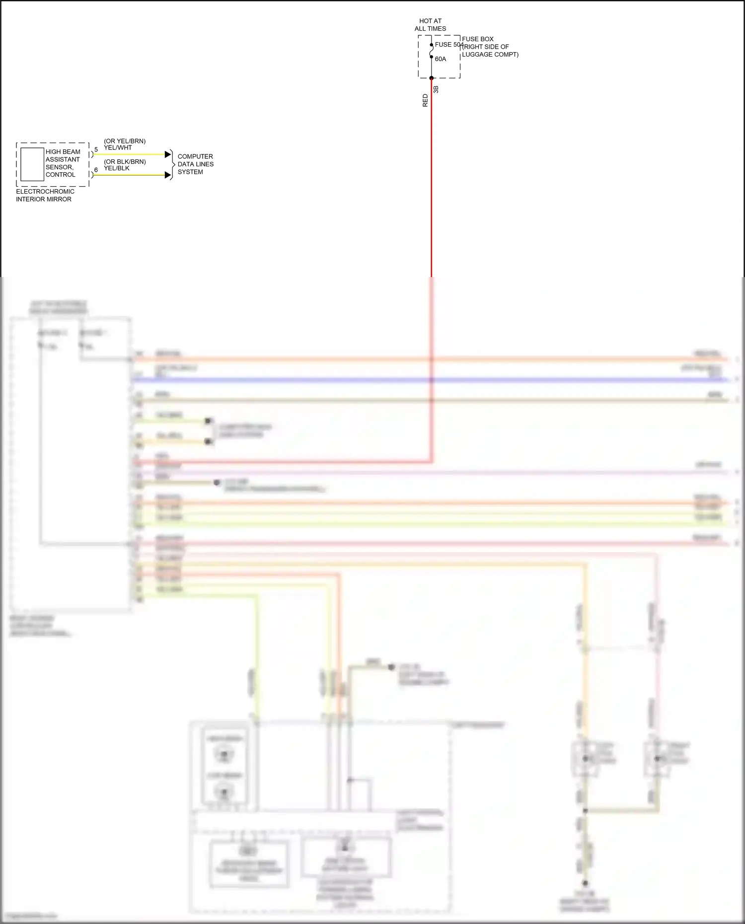 BMW X6 M F96 (2019-2023) blu wiring diagram  (27 of 70)
