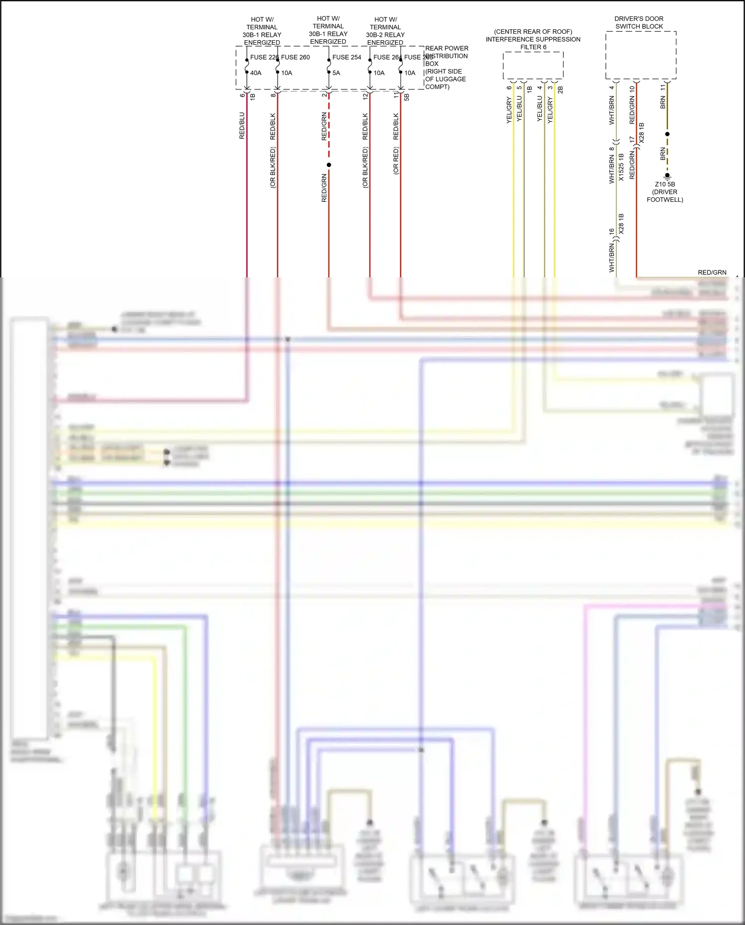 BMW X6 M F96 (2019-2023) blu wiring diagram  (39 of 70)