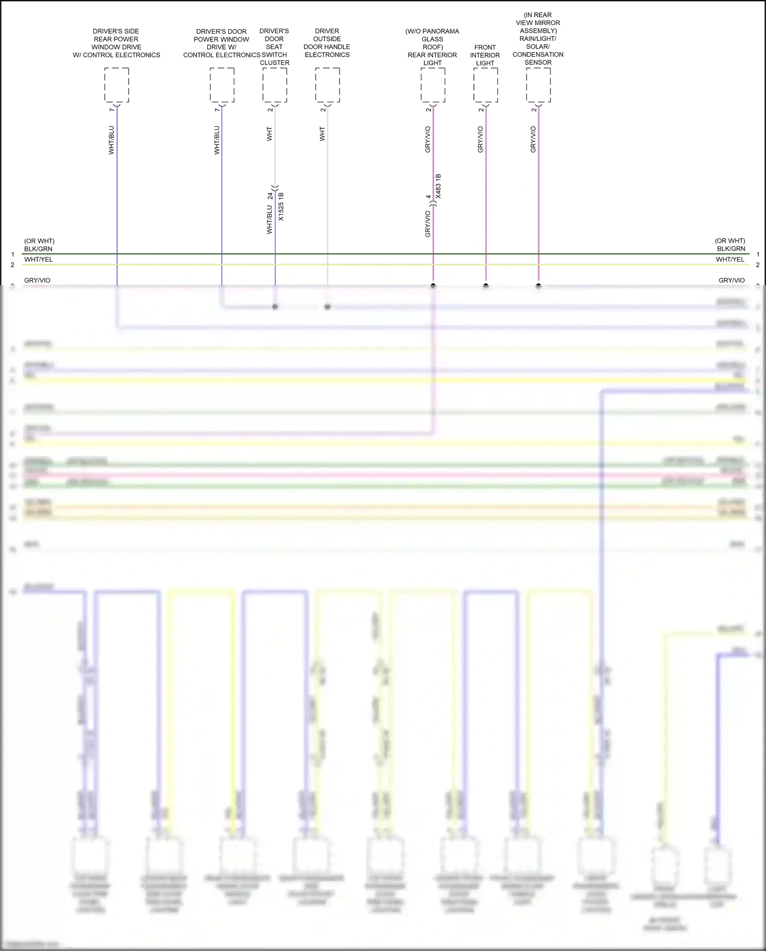 BMW X6 M F96 (2019-2023) blu wiring diagram  (46 of 70)