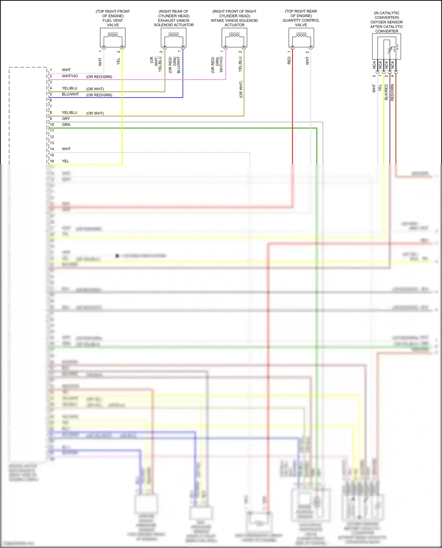 BMW X6 M F96 (2019-2023) blu/grn wiring diagram  (24 of 24)