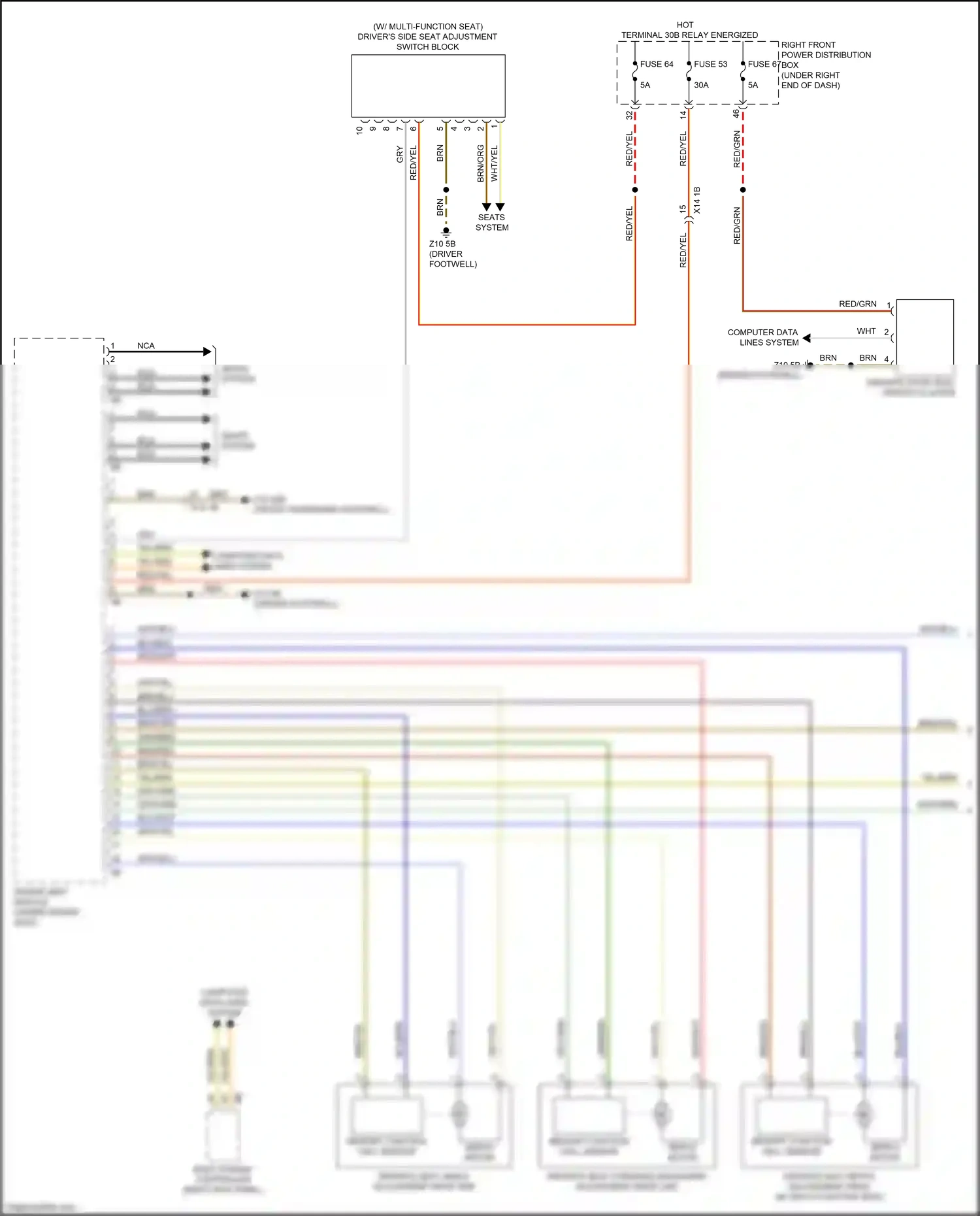 BMW X6 M F96 (2019-2023) body domain controller wiring diagram  (25 of 45)
