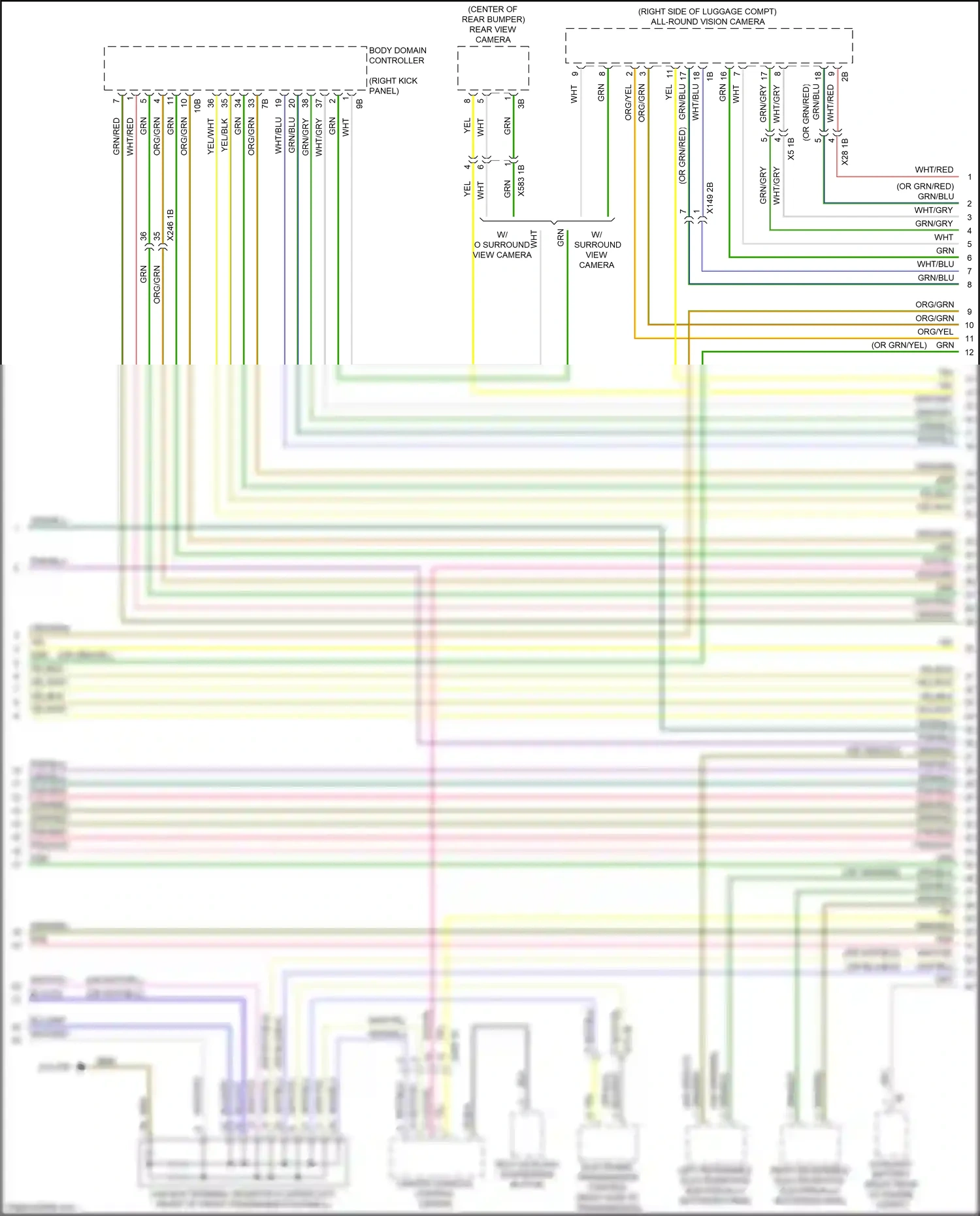 BMW X6 M F96 (2019-2023) body domain controller wiring diagram  (34 of 45)