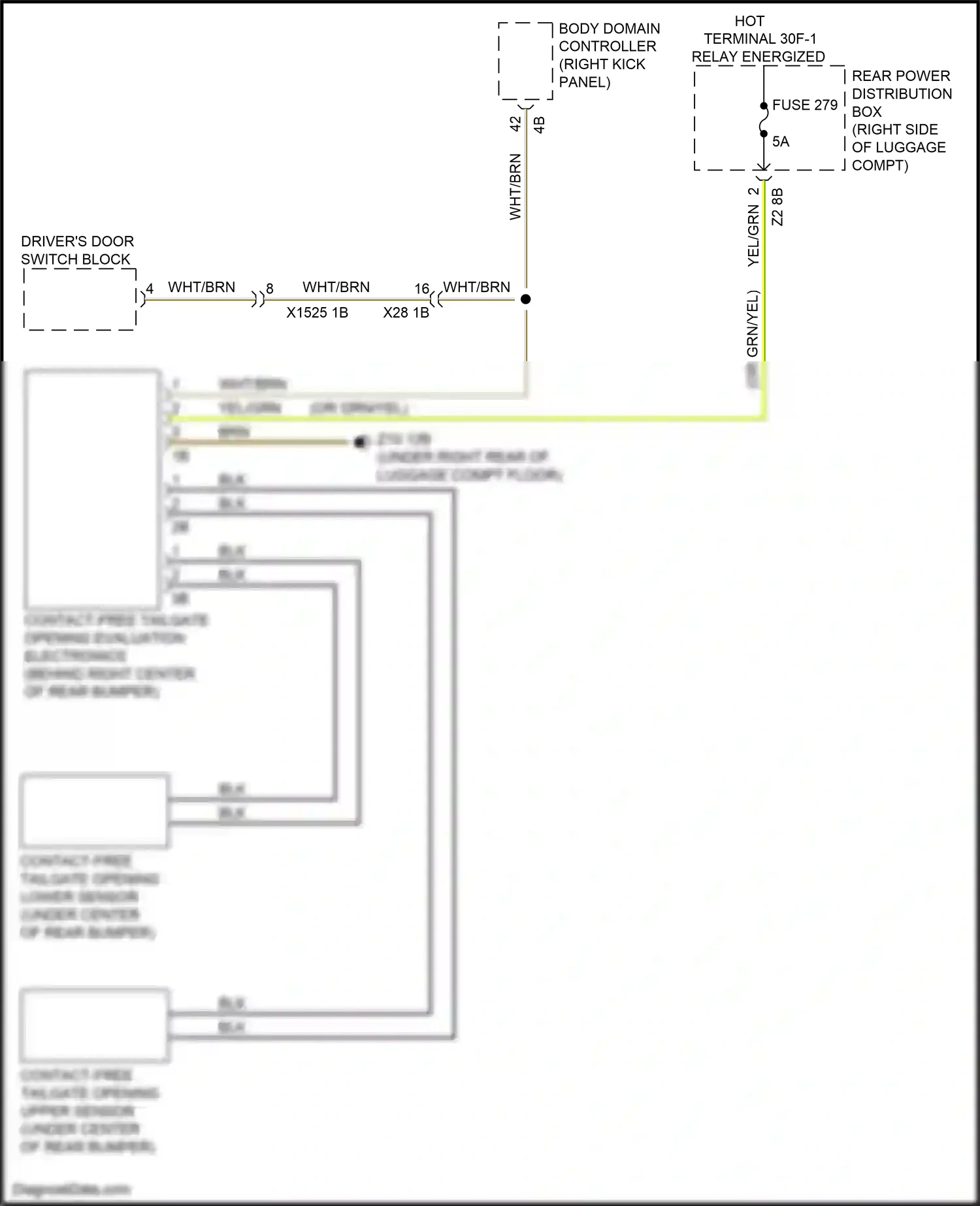 BMW X6 M F96 (2019-2023) body domain controller wiring diagram  (23 of 45)