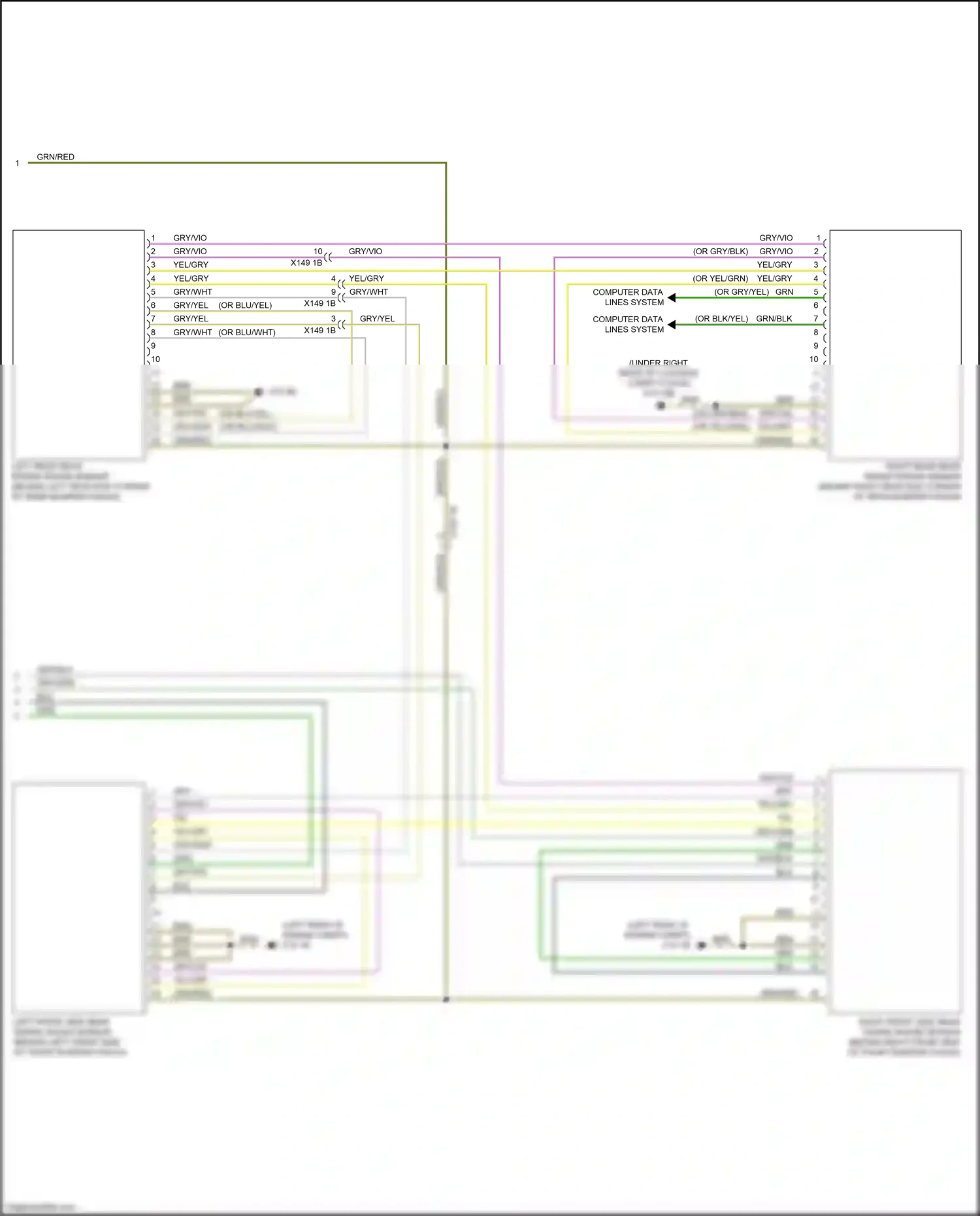 BMW X6 M F96 (2019-2023) computer data lines system wiring diagram  (63 of 91)
