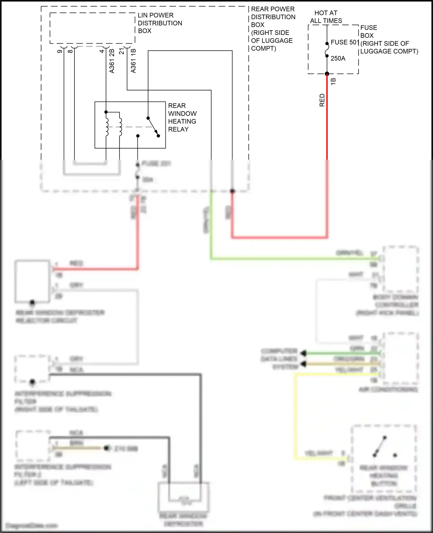 BMW X6 M F96 (2019-2023) computer data lines system wiring diagram  (17 of 91)