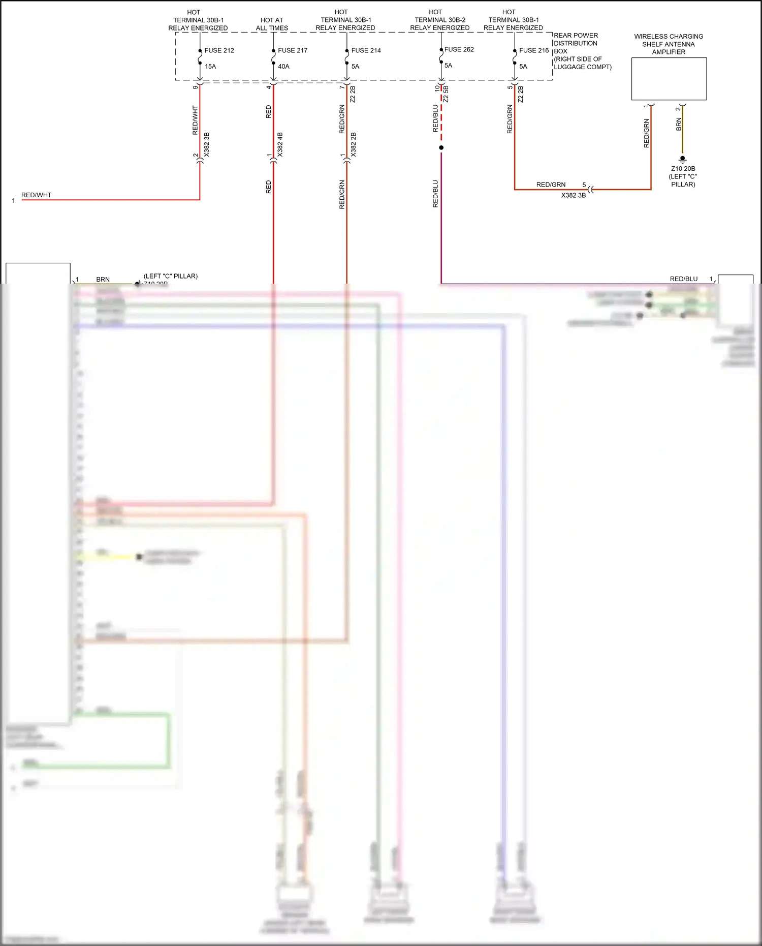 BMW X6 M F96 (2019-2023) (idrive) controller wiring diagram  (3 of 5)