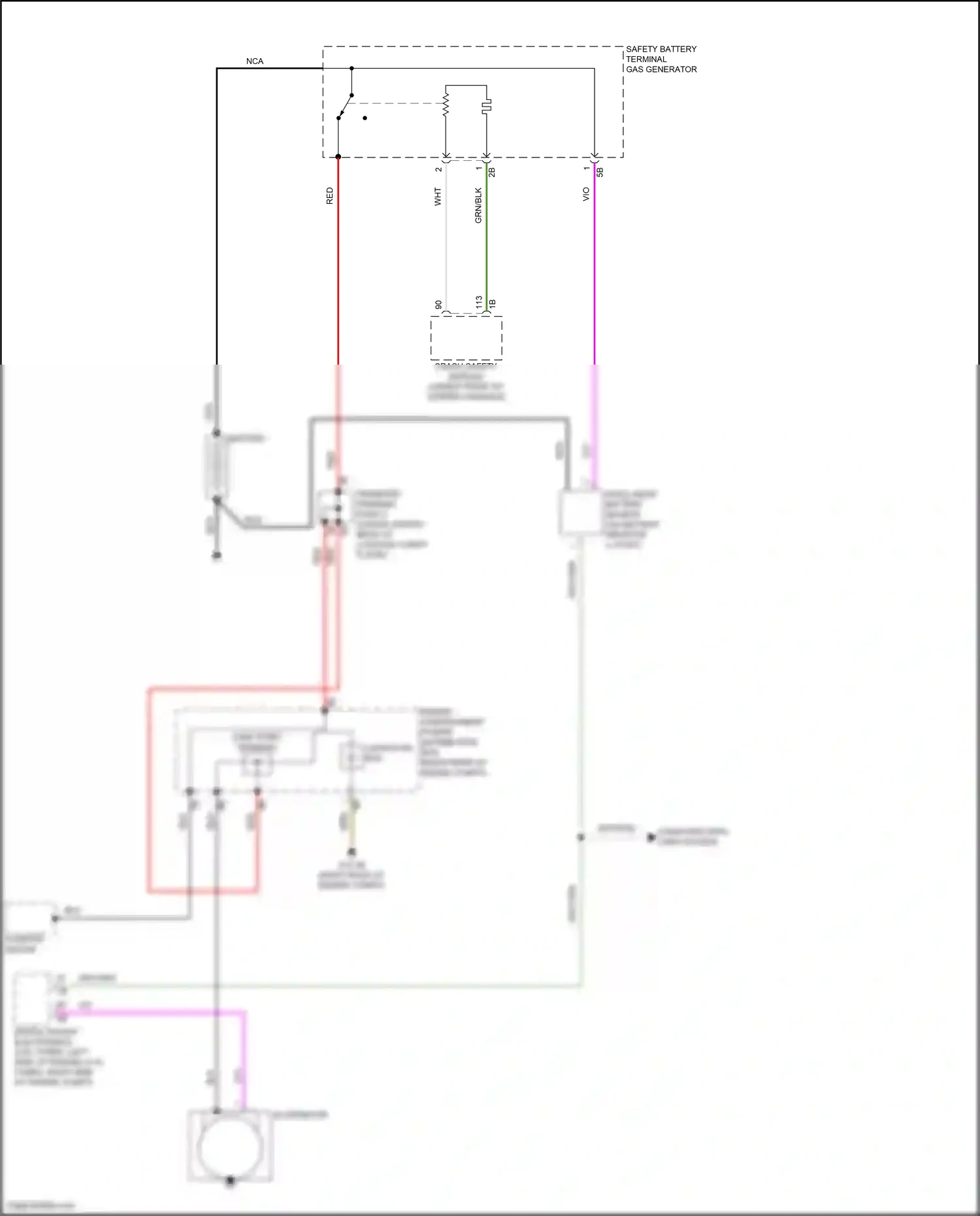 BMW X6 M F96 (2019-2023) nca wiring diagram  (42 of 78)