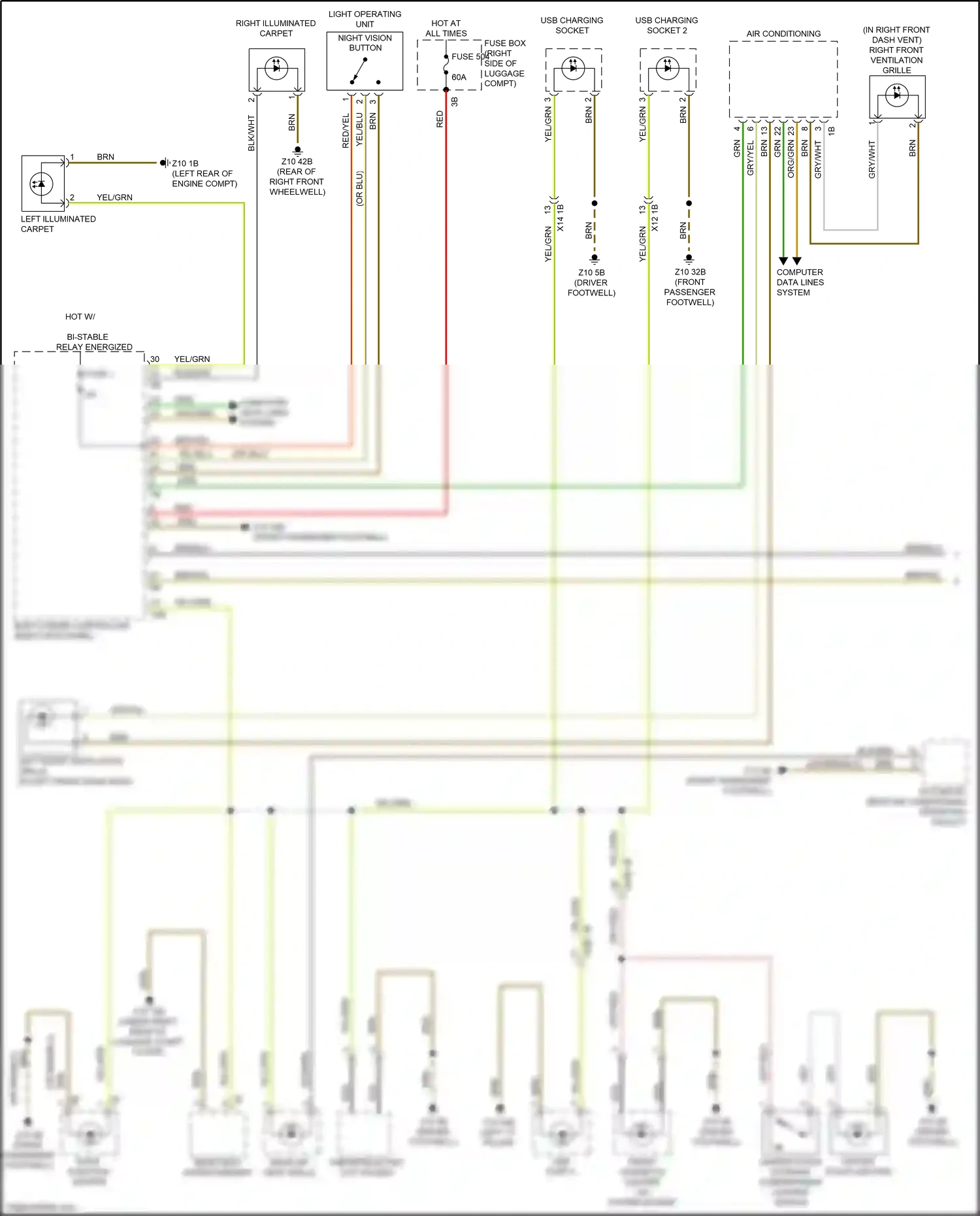 BMW X6 M F96 (2019-2023) nca wiring diagram  (39 of 78)