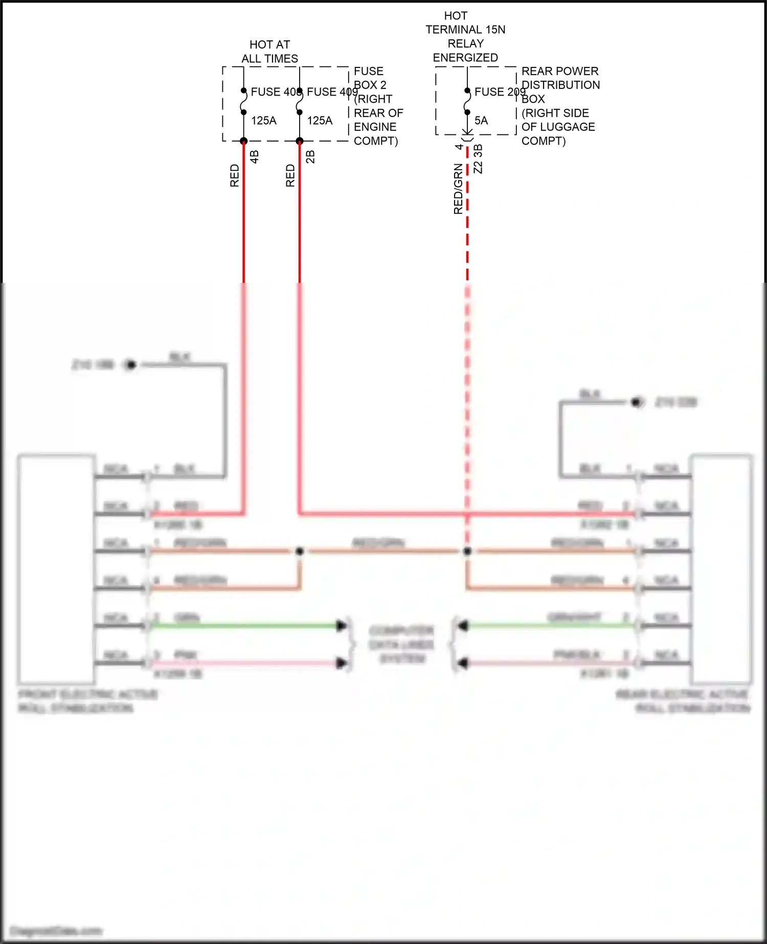 BMW X6 M F96 (2019-2023) nca wiring diagram  (21 of 78)