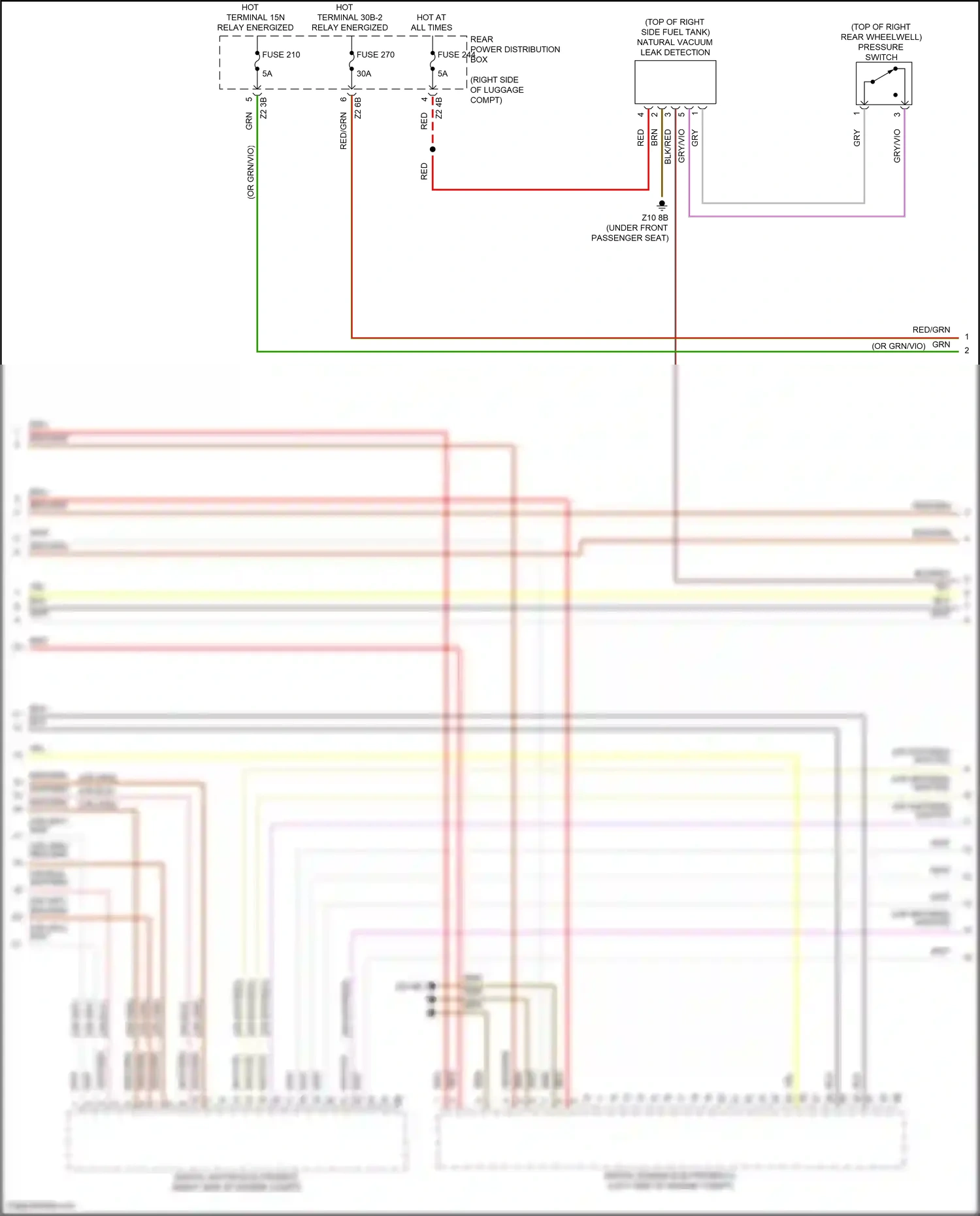 BMW X6 M F96 (2019-2023) pressure switch wiring diagram  (1 of 1)