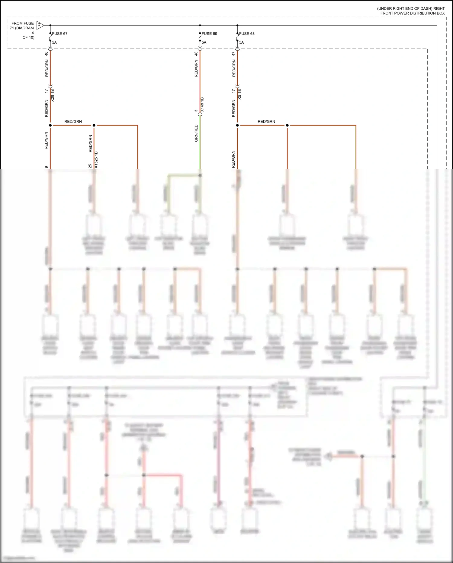 BMW X6 M F96 (2019-2023) red wiring diagram  (27 of 106)