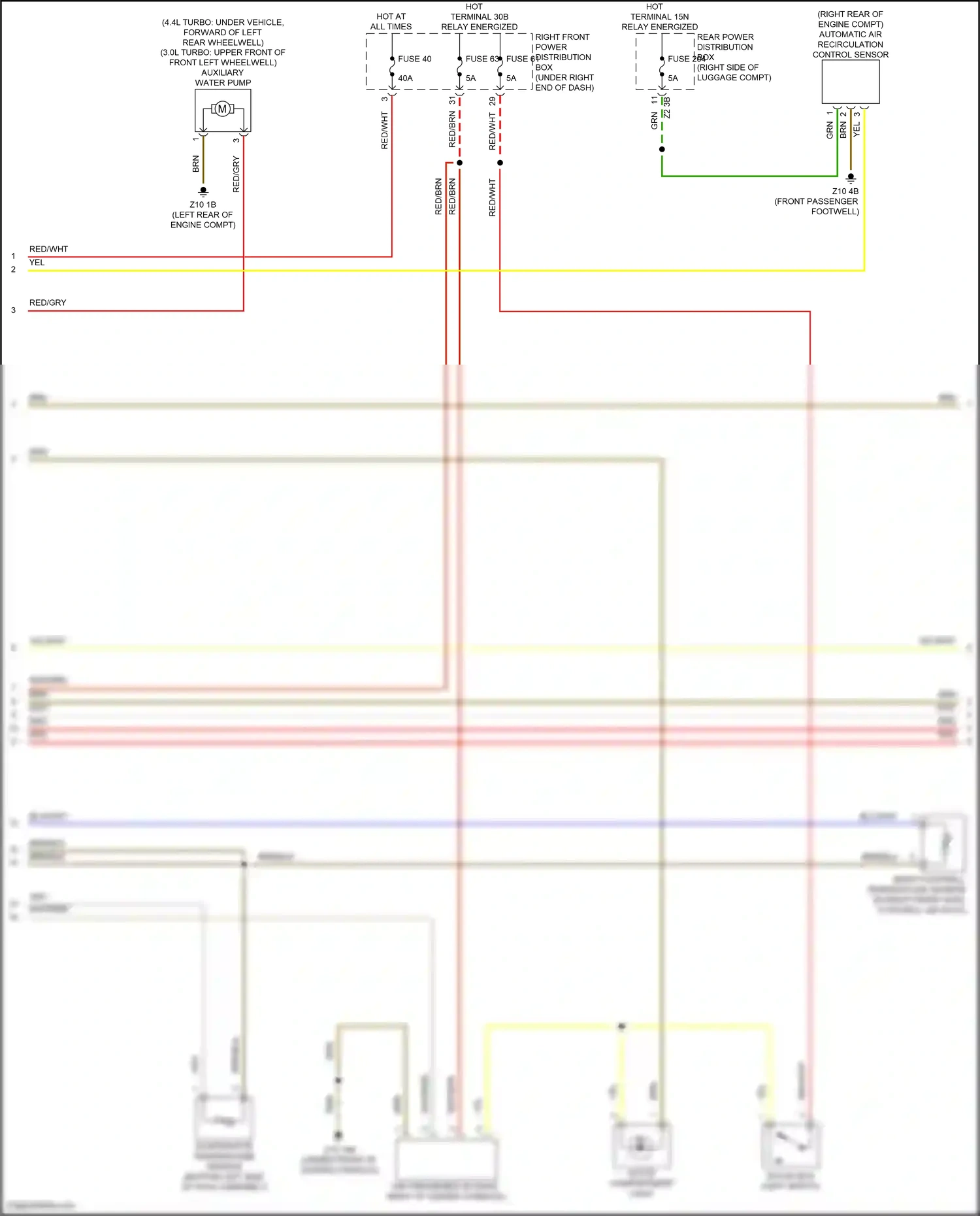 BMW X6 M F96 (2019-2023) red wiring diagram  (42 of 106)