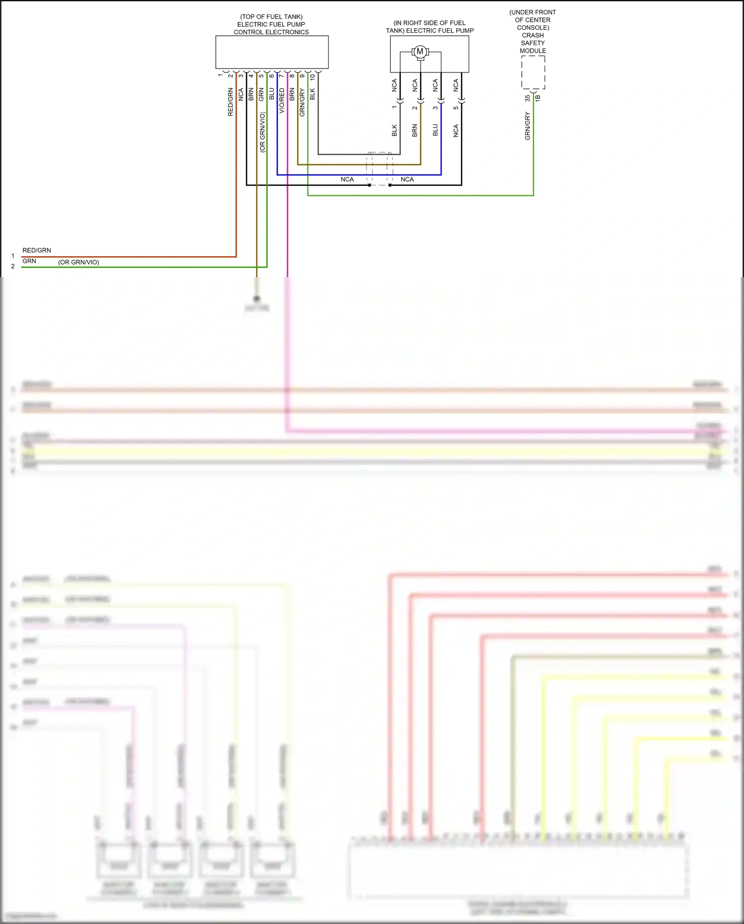 BMW X6 M F96 (2019-2023) red wiring diagram  (104 of 106)