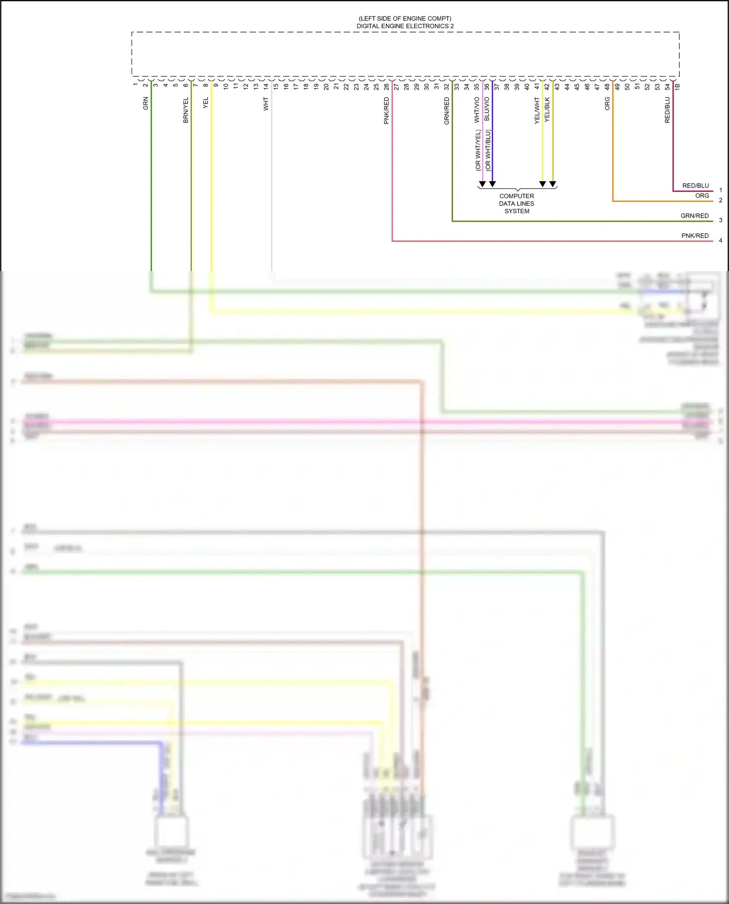 BMW X6 M F96 (2019-2023) red/blu wiring diagram  (49 of 50)