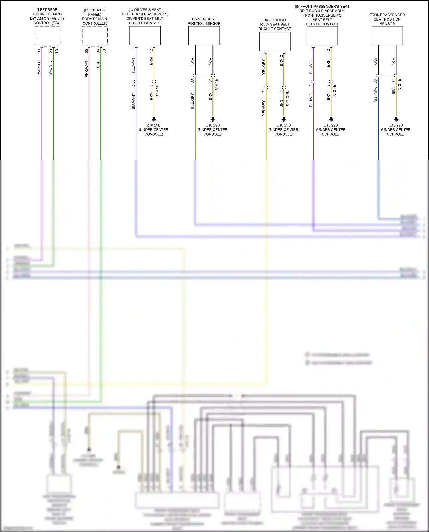 BMW X6 M F96 (2019-2023) w/o extendable high support wiring diagram  (1 of 1)