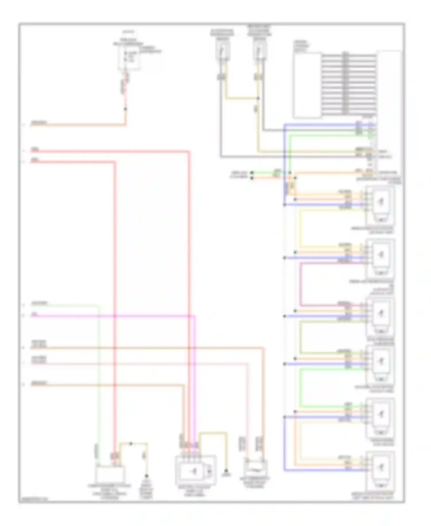 X6 BMW E71 facelift (2012-2014): Automatic a/c circuit, basic (3 of 3)