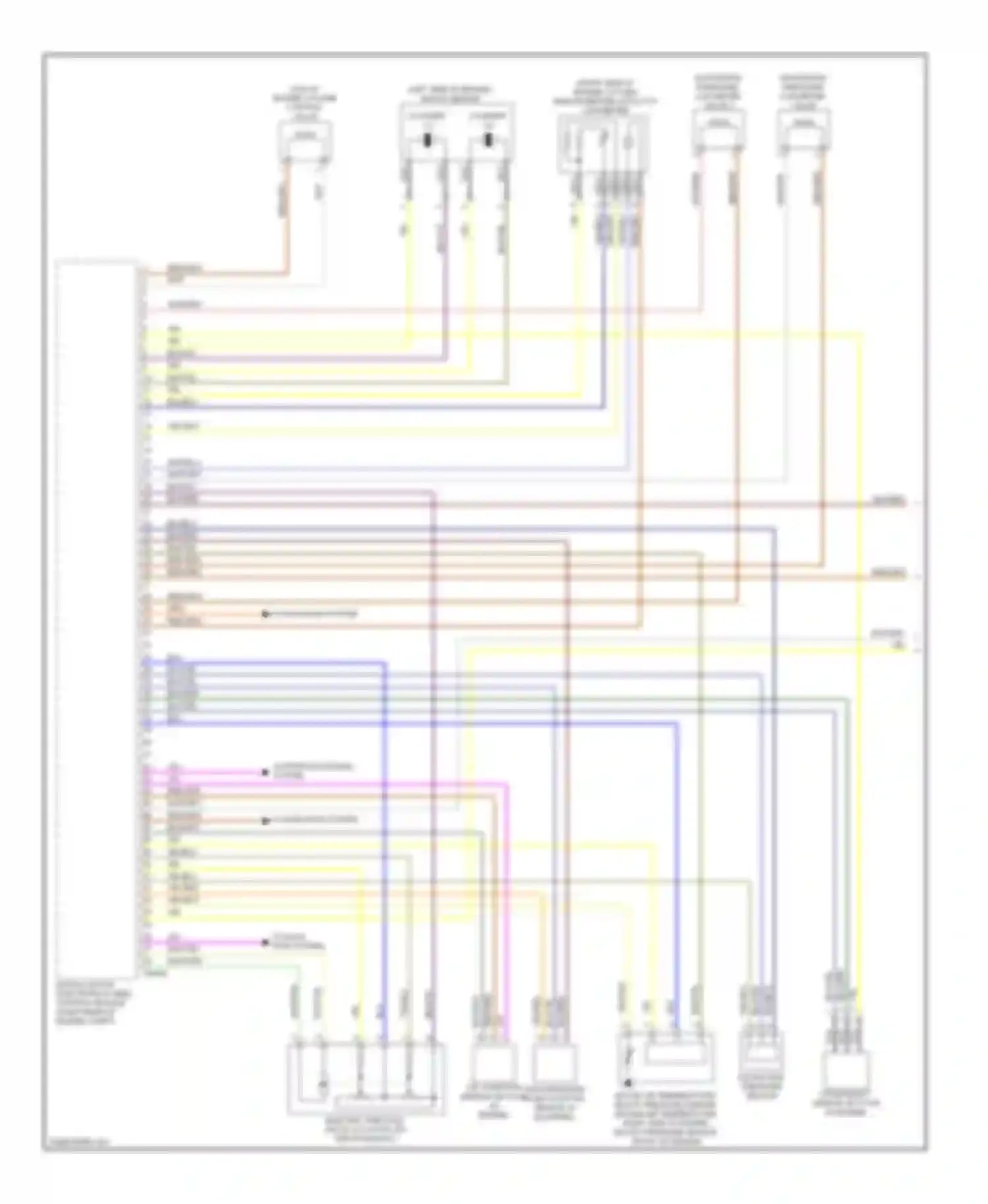 X6 BMW E71 facelift (2012-2014): Wiring diagram engine performance 3.0l turbo (1 of 5)