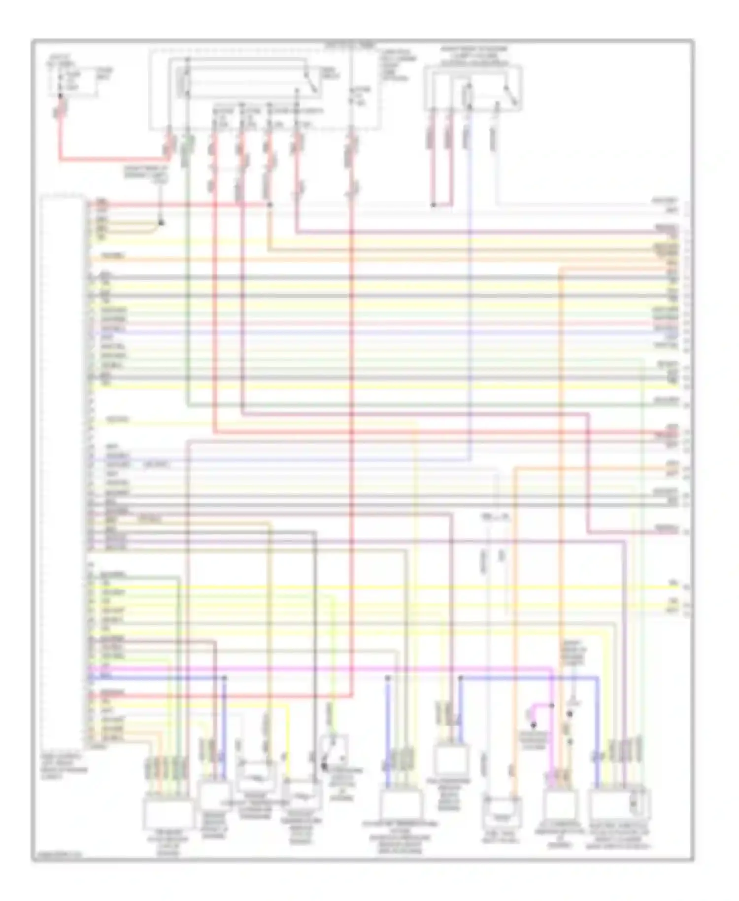 X6 BMW E71 facelift (2012-2014): Wiring diagram engine performance 4.4l twin turbo (1 of 5)