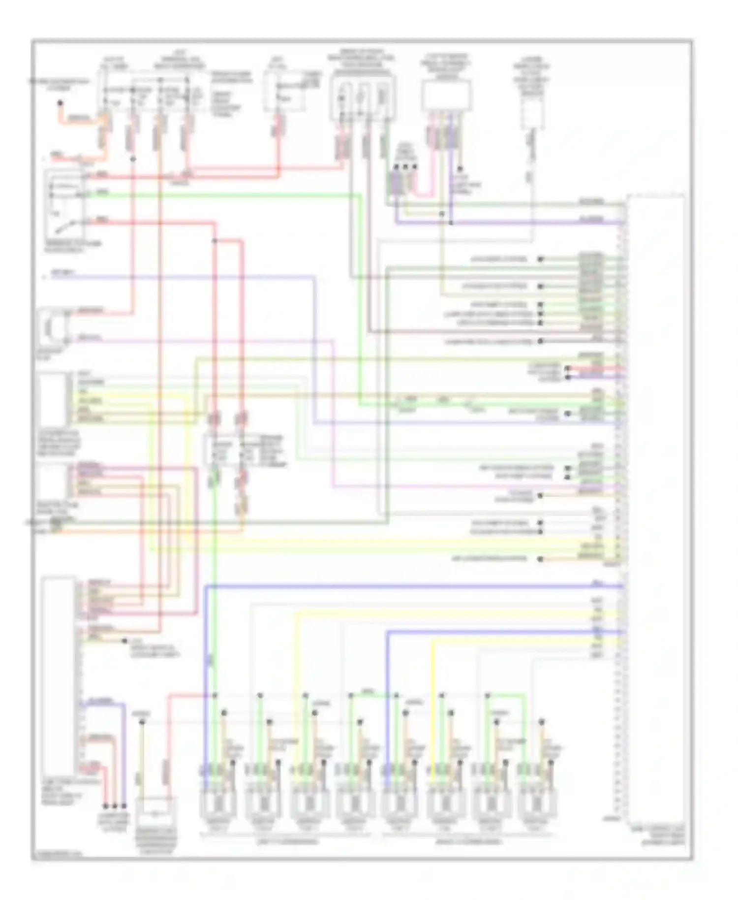 X6 BMW E71 facelift (2012-2014): Wiring diagram engine performance 4.4l twin turbo (5 of 5)