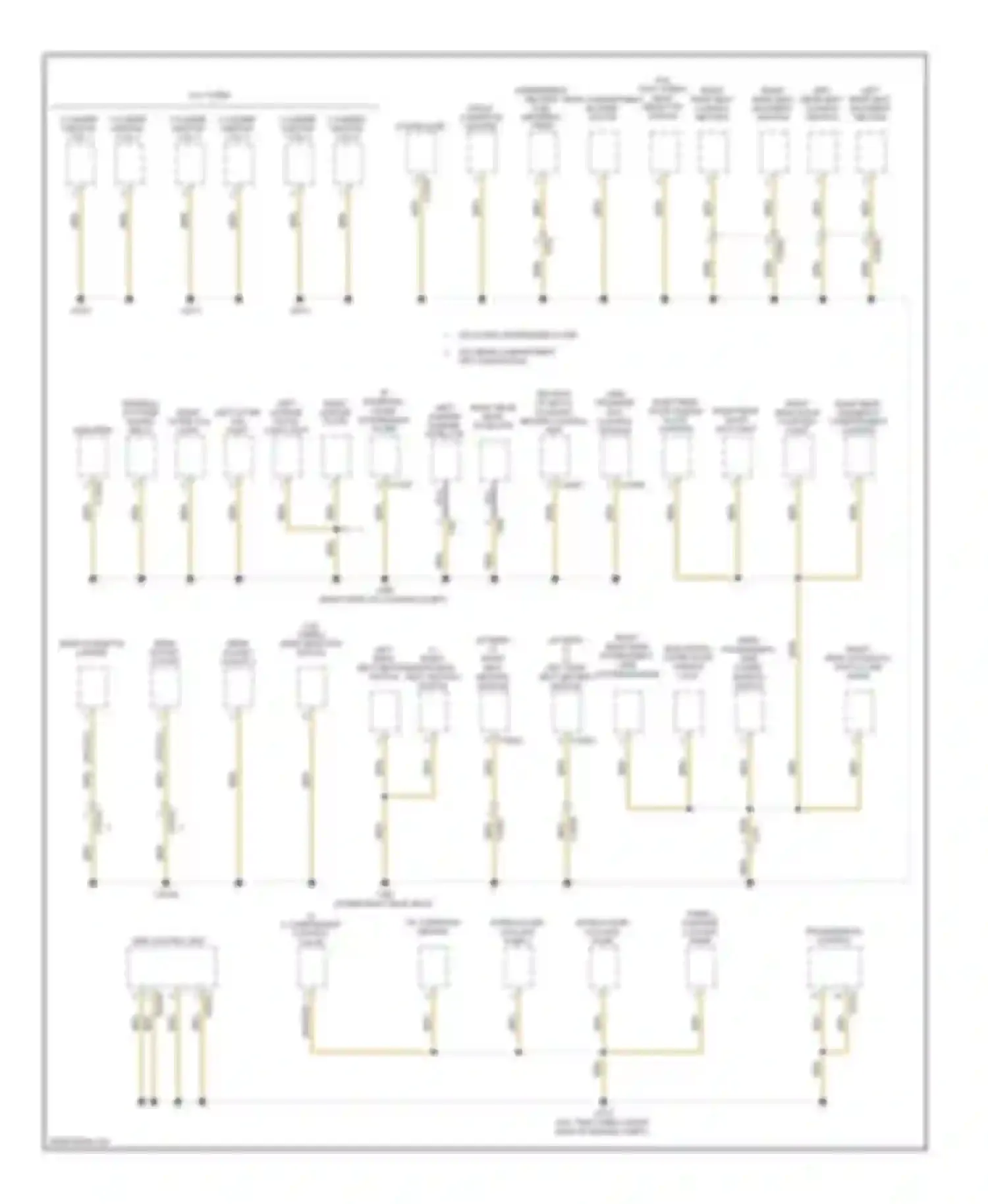X6 BMW E71 facelift (2012-2014): Ground distribution circuit (5 of 5)
