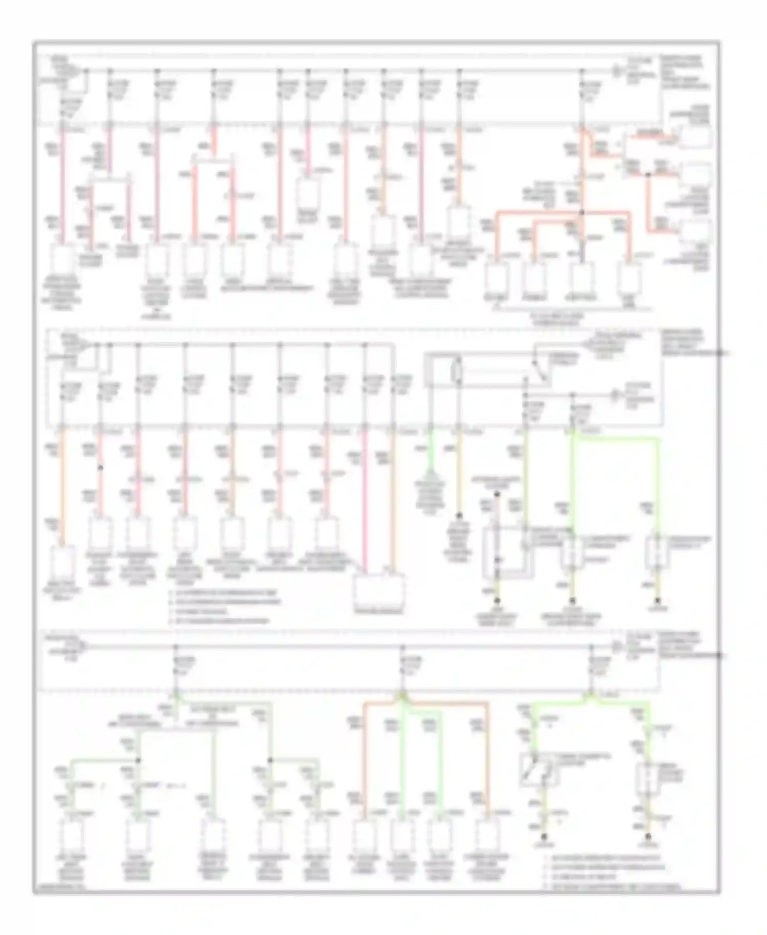 X6 BMW E71 facelift (2012-2014): Power distribution circuit (4 of 5)