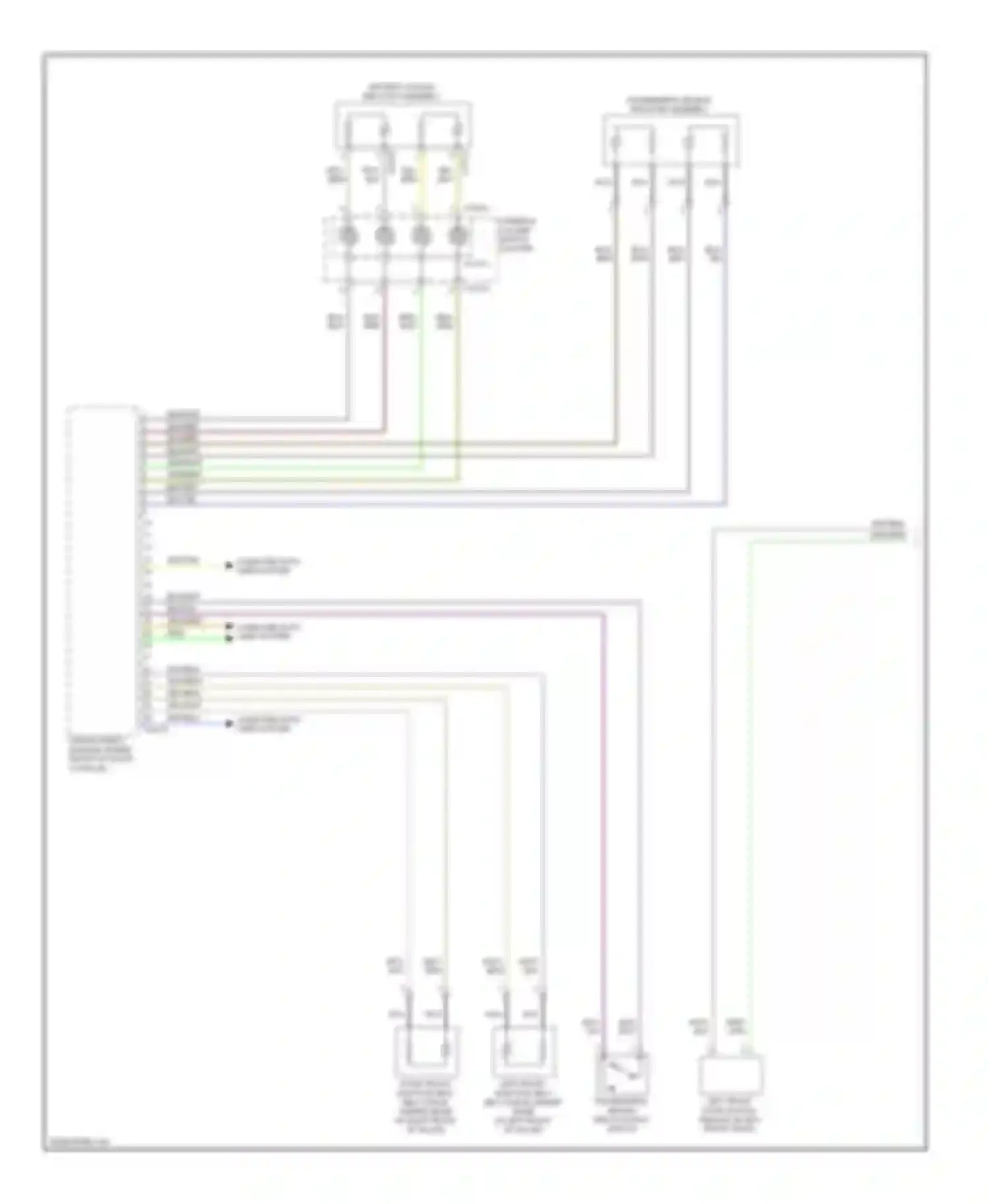X6 BMW E71 facelift (2012-2014): Supplemental restraints circuit (1 of 3)