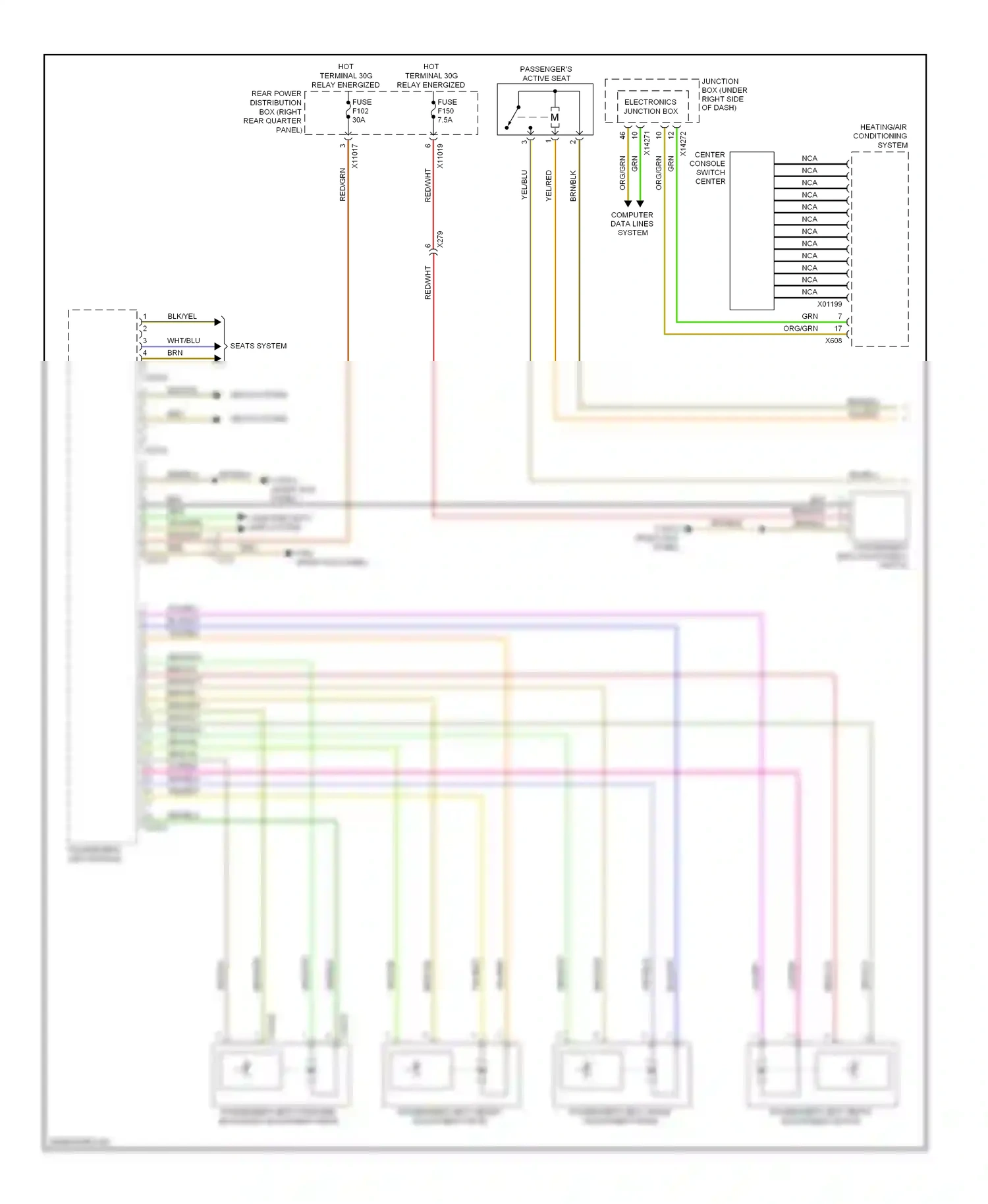 Wiring diagram blk for BMW X6 E71 facelift (2012-2014) (39 of 83)
