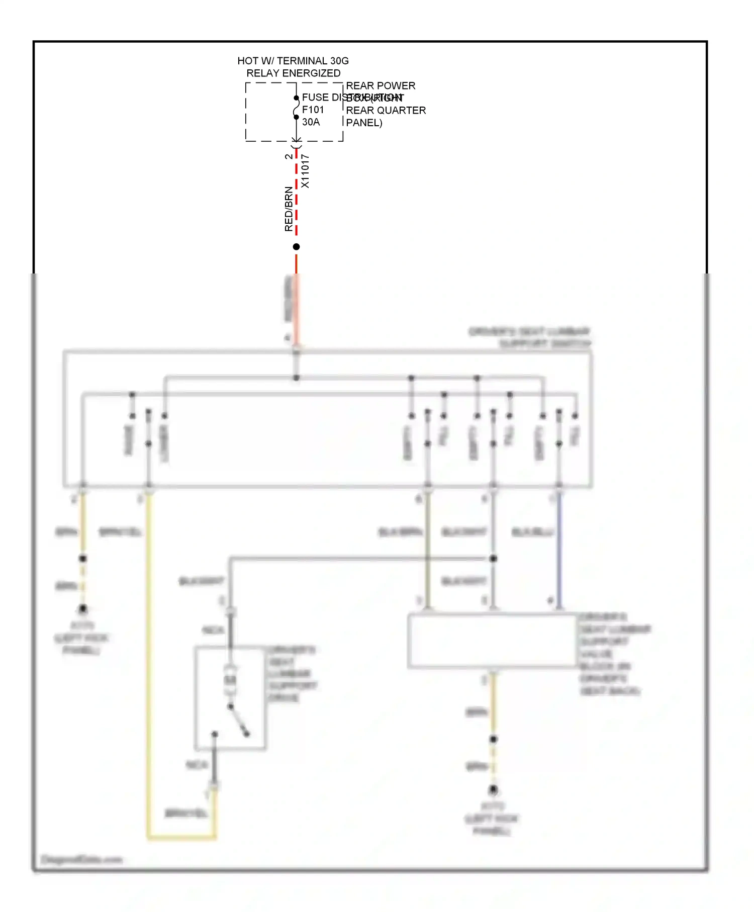 Wiring diagram blk/blu for BMW X6 E71 facelift (2012-2014) (24 of 39)